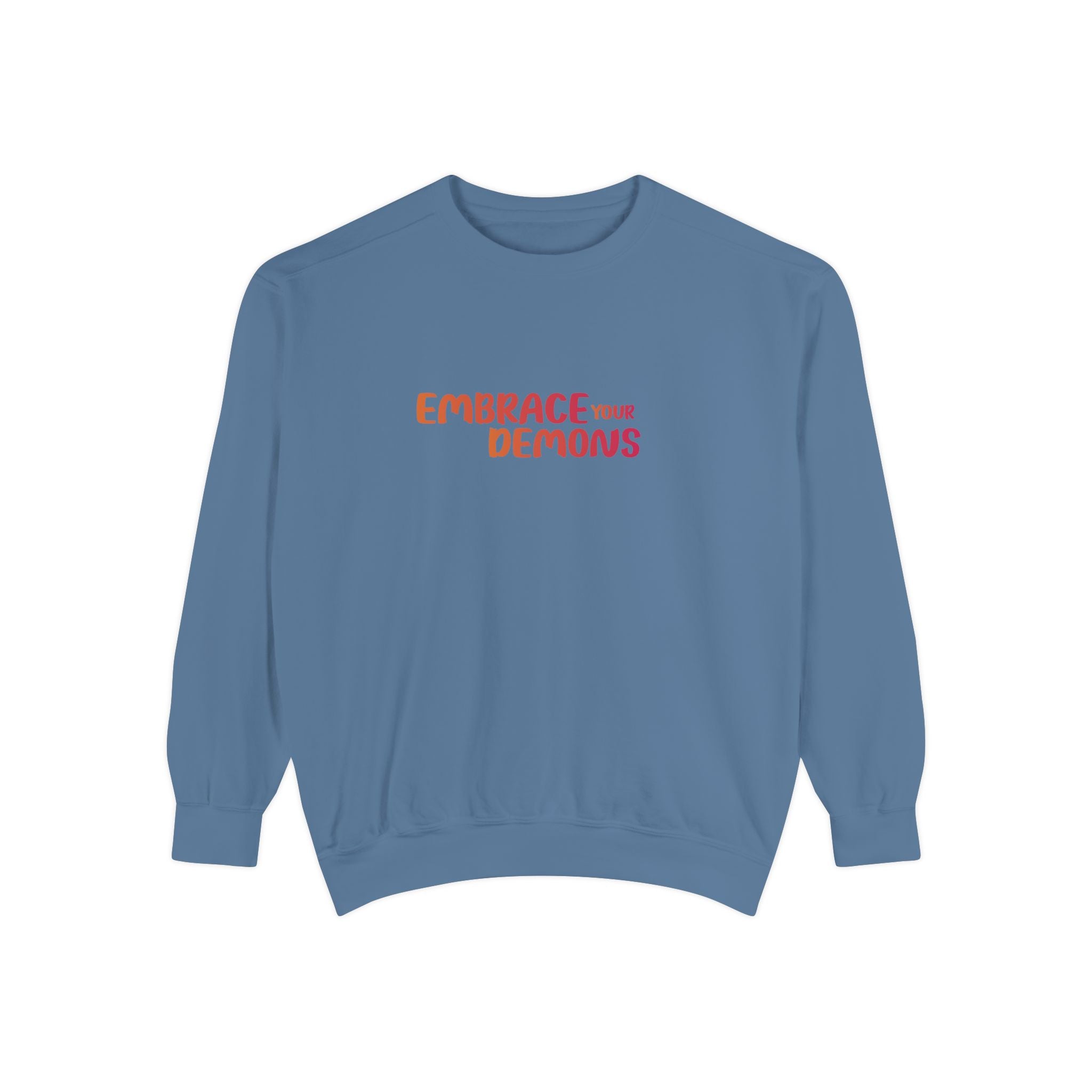 Embrace Your Demons Sweatshirt — Spiritual Fox Art Crewneck