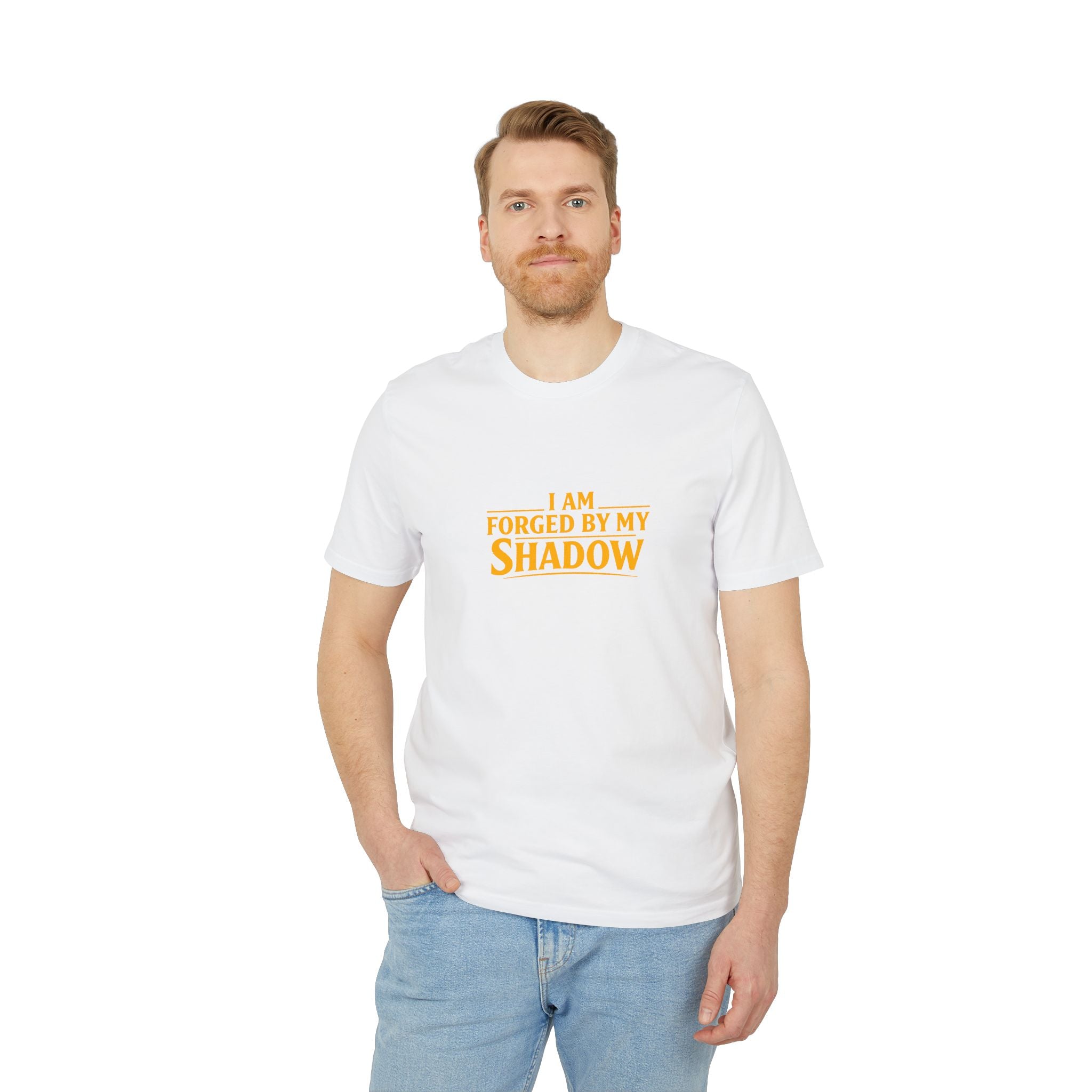 T-Shirt — “I Am Forged By My Shadow” Knight Angel Graphic Tee