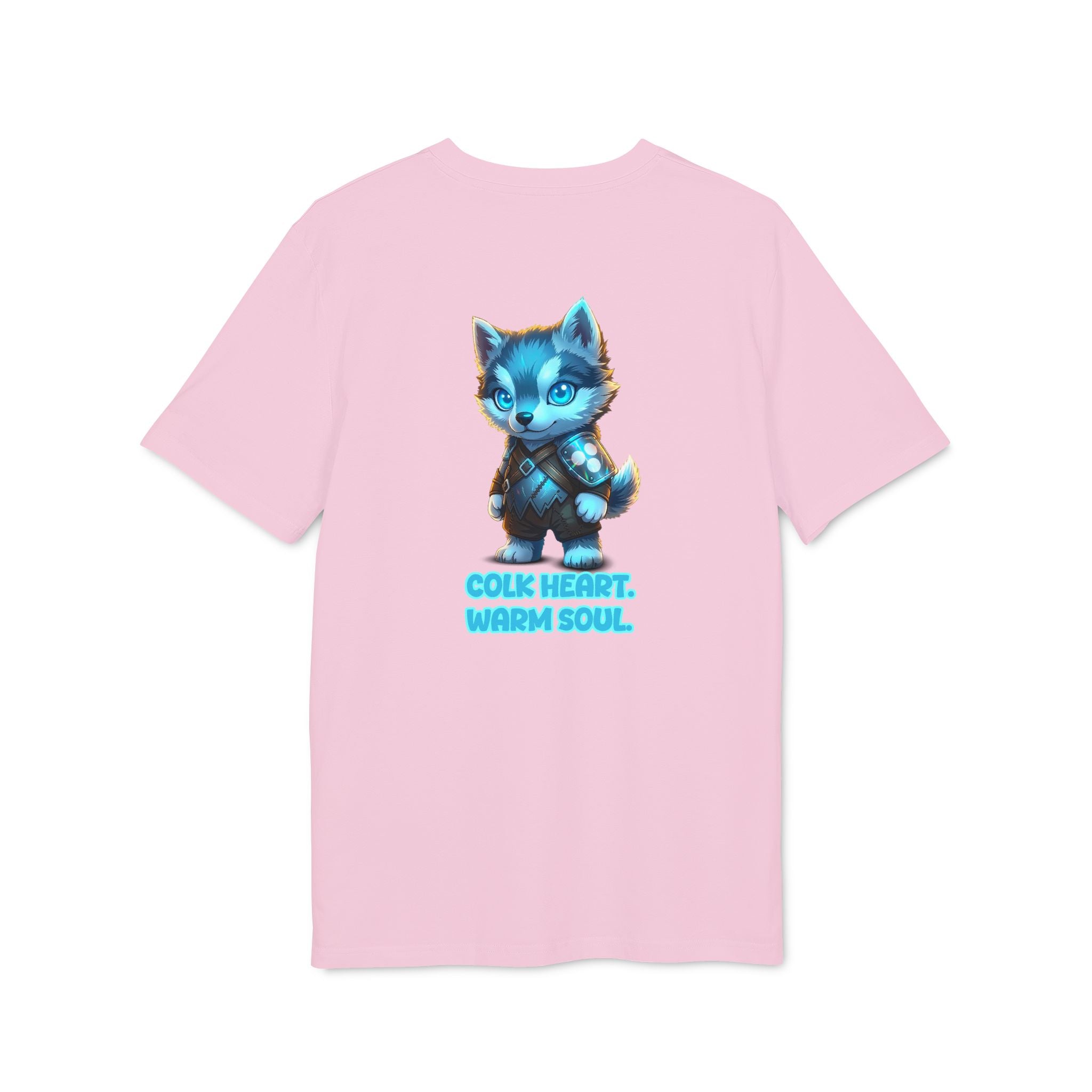 Embrace Your Demons T-Shirt — Cute Blue Fox 'Cold Heart, Warm Soul' Graphic Tee