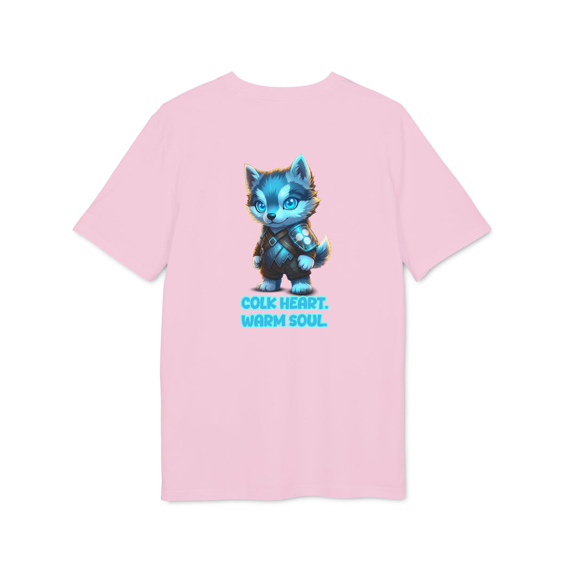 Embrace Your Demons T-Shirt — Cute Blue Fox 'Cold Heart, Warm Soul' Graphic Tee