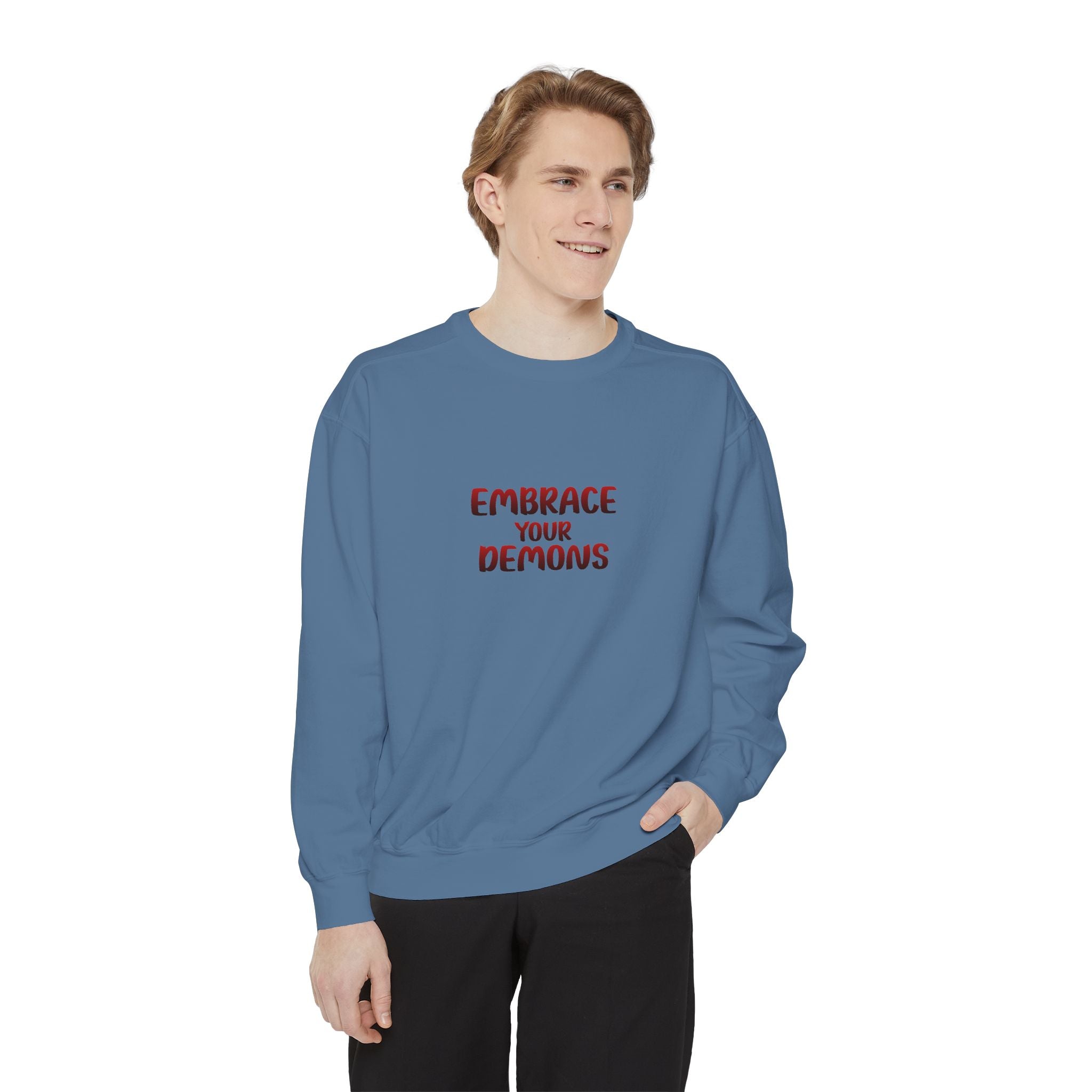Embrace Your Demons Sweatshirt — Beautifully Dangerous Graphic Crewneck