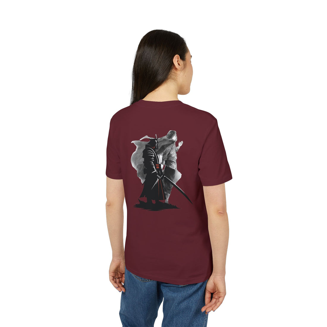 Samurai Shadow Tee — "Embrace the Demons" Graphic T-Shirt