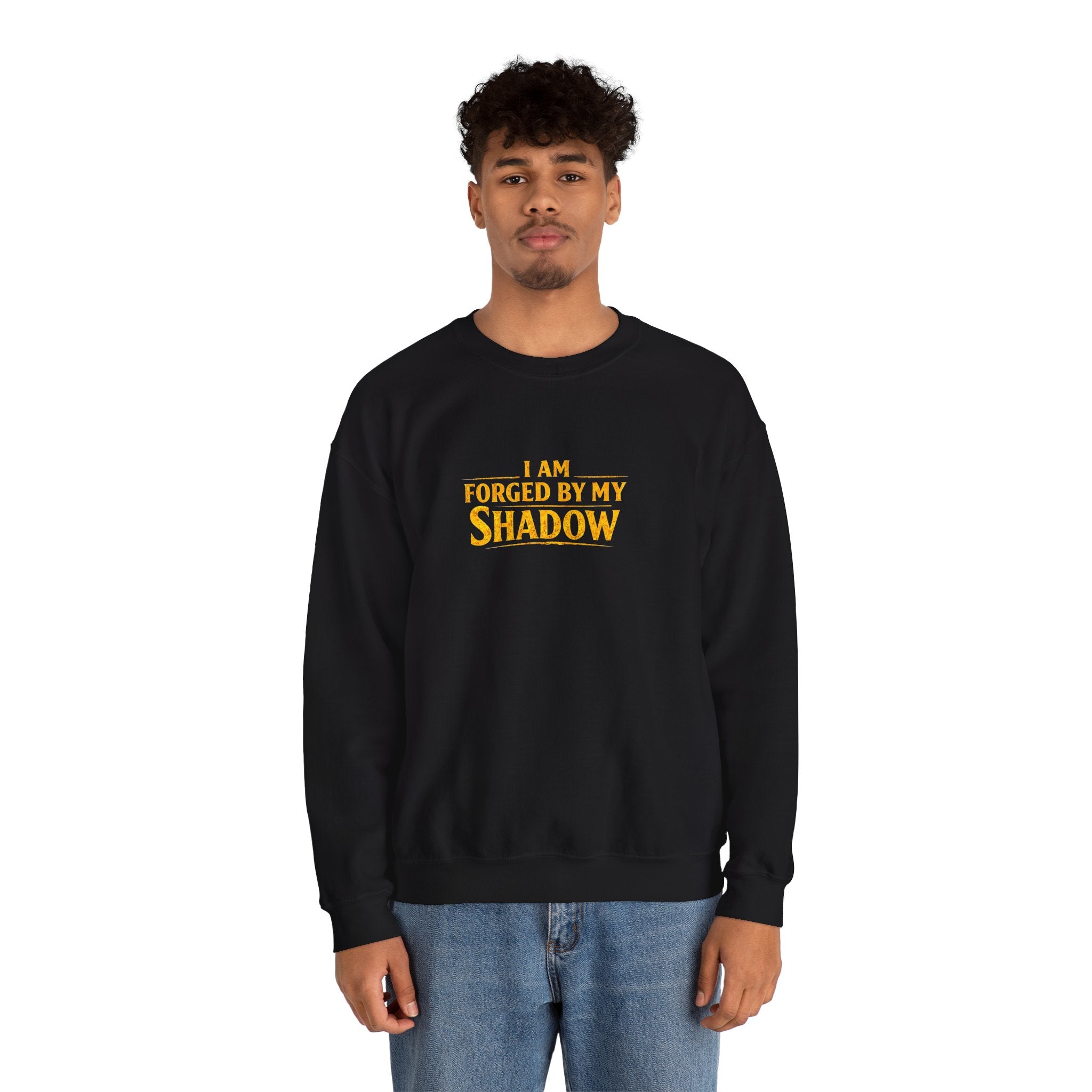 Embrace Your Demons Crewneck Sweatshirt Fantasy Warrior Graphic