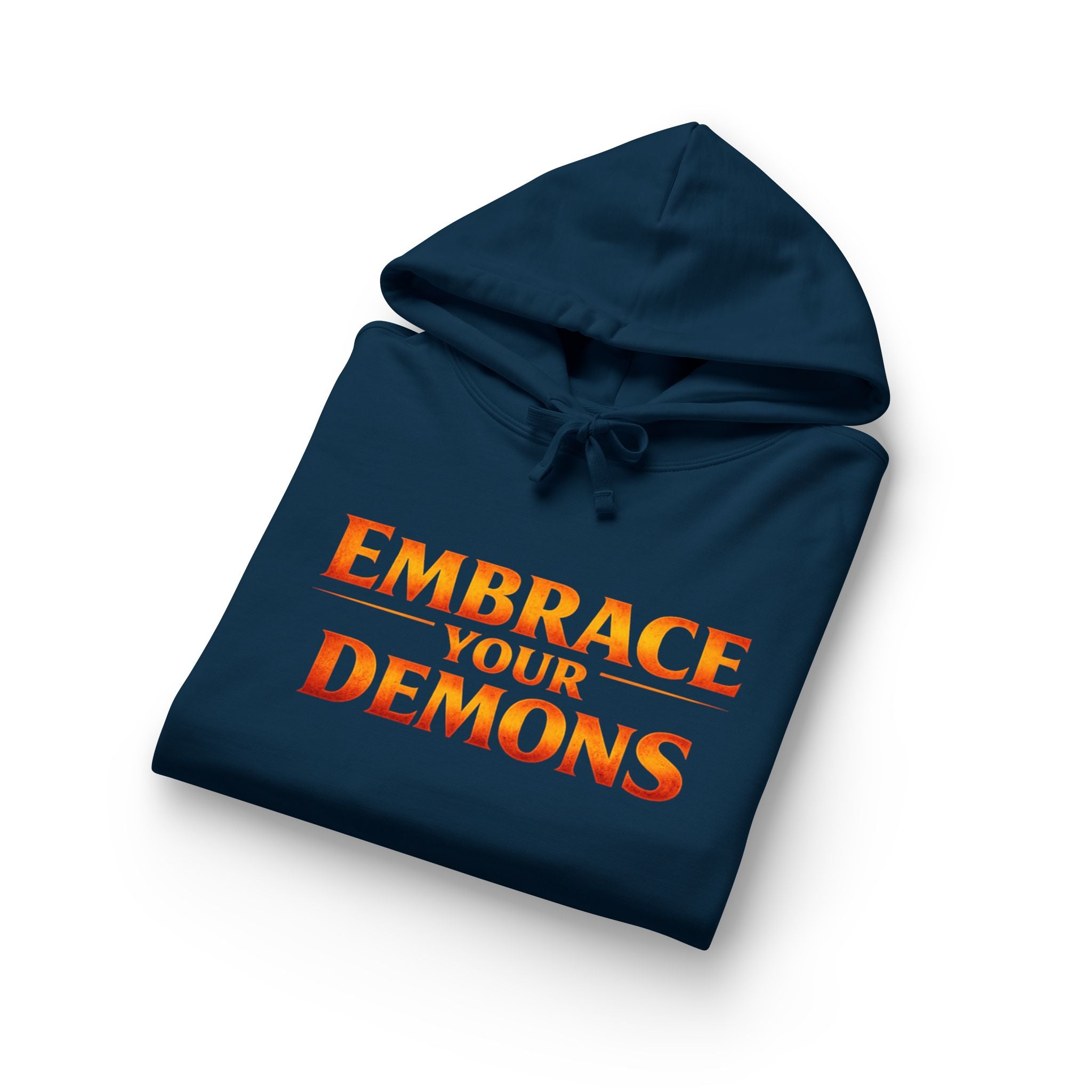 Embrace Your Demons Hoodie — Cute Fiery Demon Graphic Sweatshirt