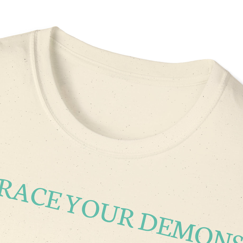 T-Shirt — "Embrace Your Demons" Fantasy Warrior Graphic Tee
