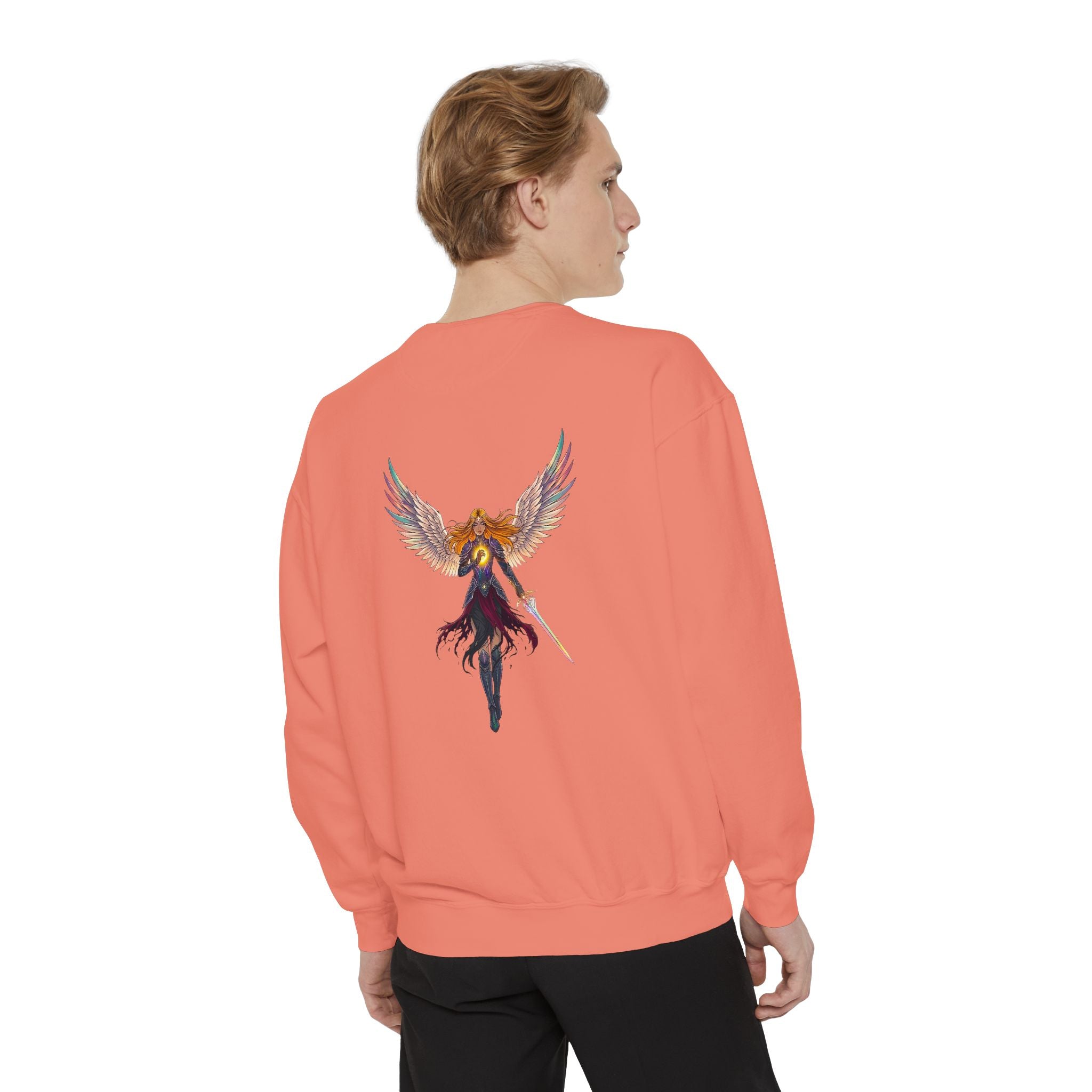 Embrace Your Demons Sweatshirt — Angel Warrior Graphic Crewneck