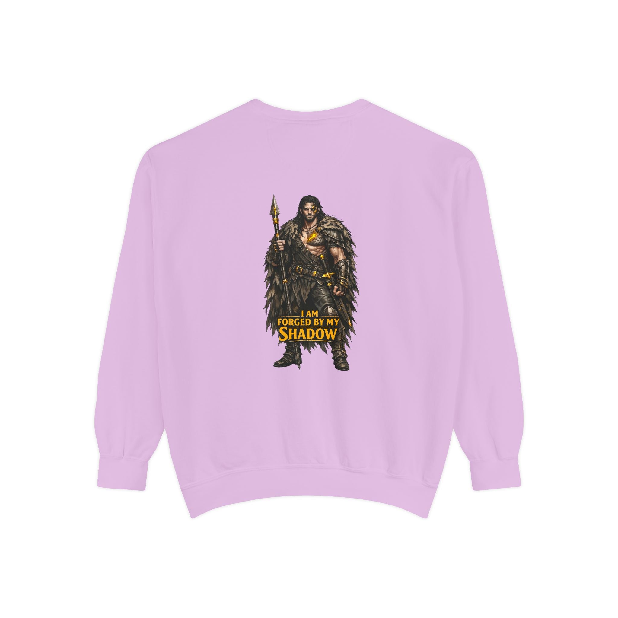 Forged by My Shadow Sweatshirt — Viking Warrior Graphic Crewneck