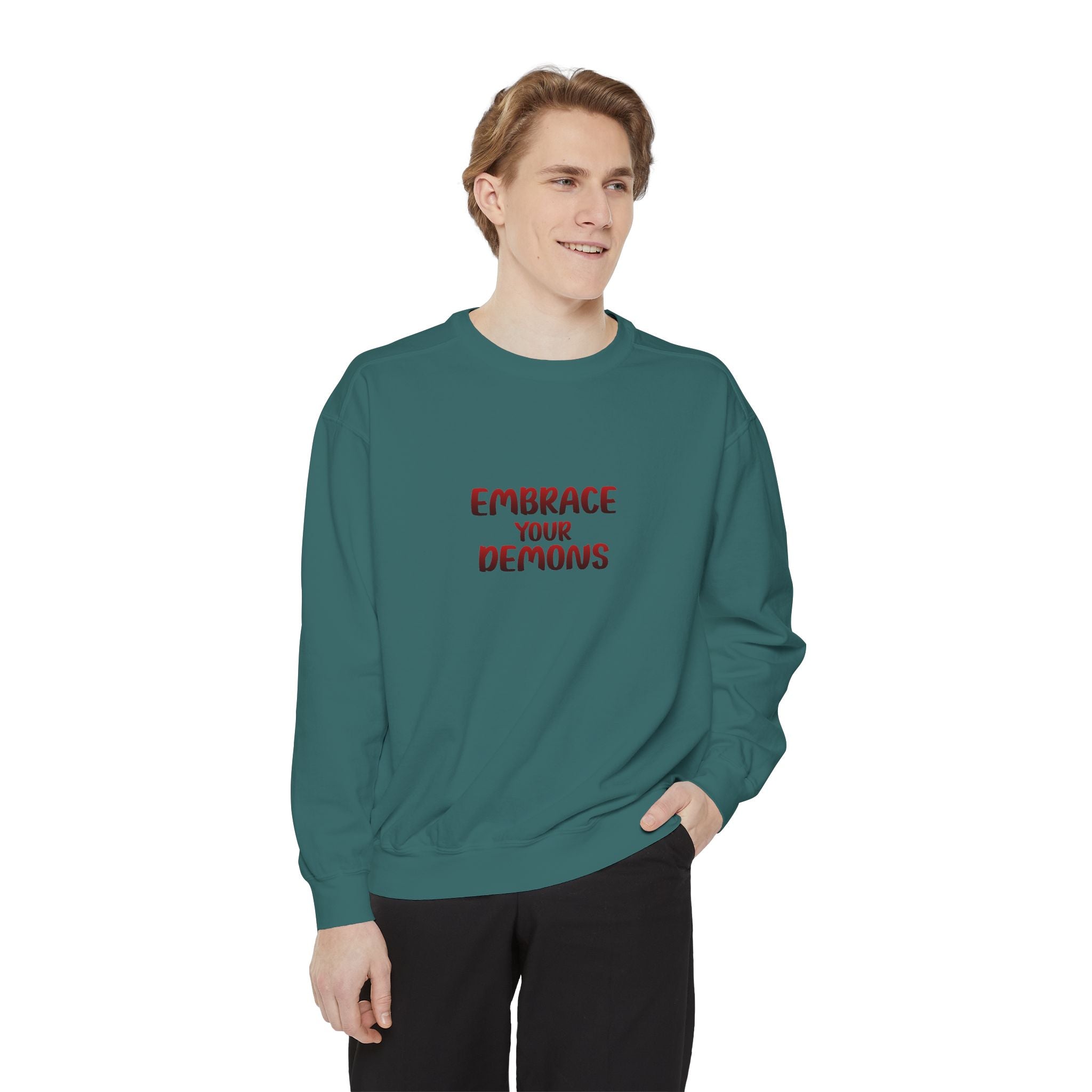 Embrace Your Demons Sweatshirt — Beautifully Dangerous Graphic Crewneck