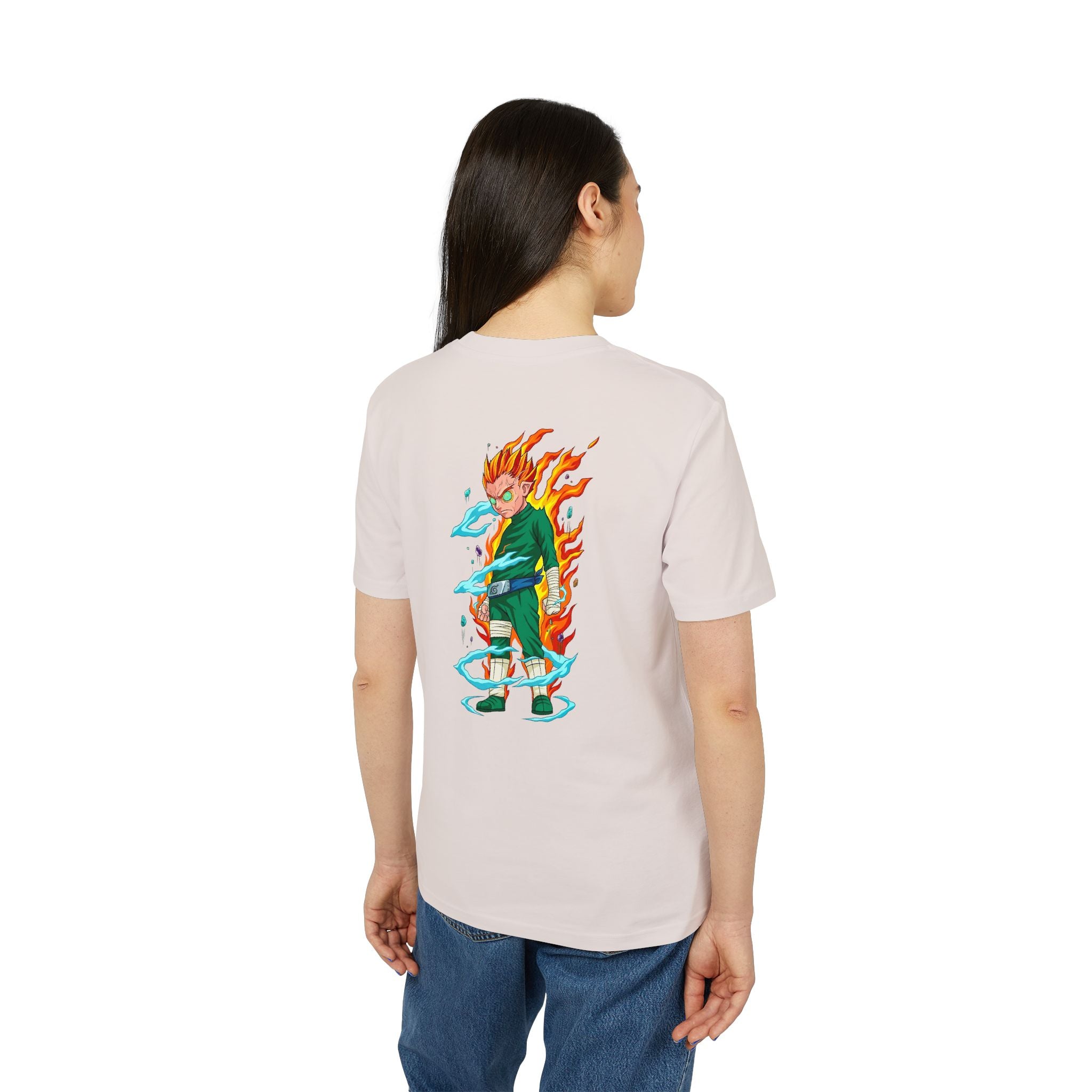 Anime Flame Warrior Graphic T-Shirt