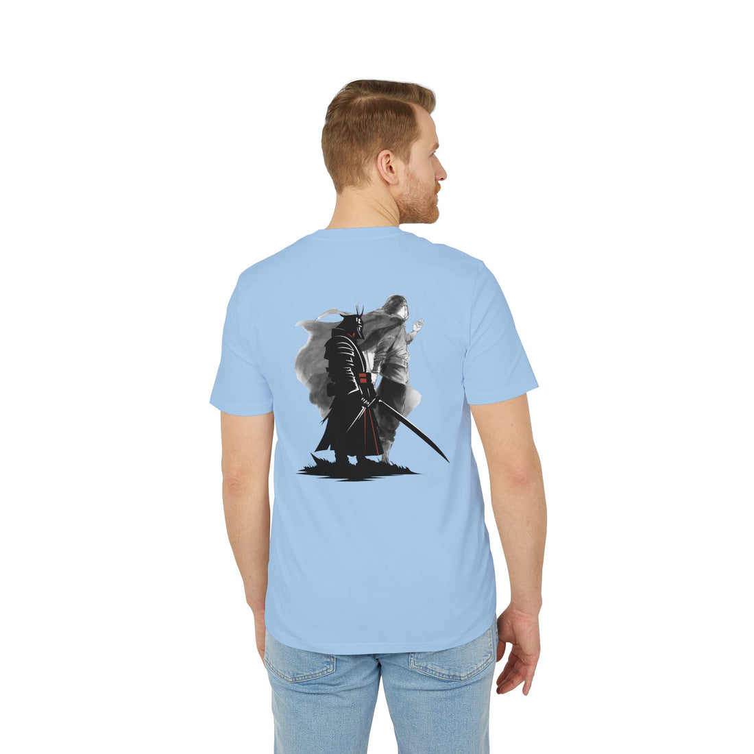 Samurai Shadow Tee — "Embrace the Demons" Graphic T-Shirt