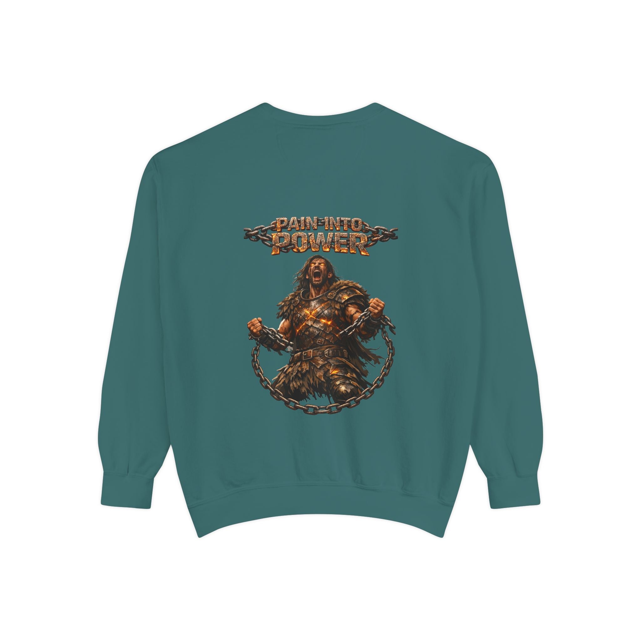 Embrace Your Demons Sweatshirt — Viking Warrior Graphic Crewneck