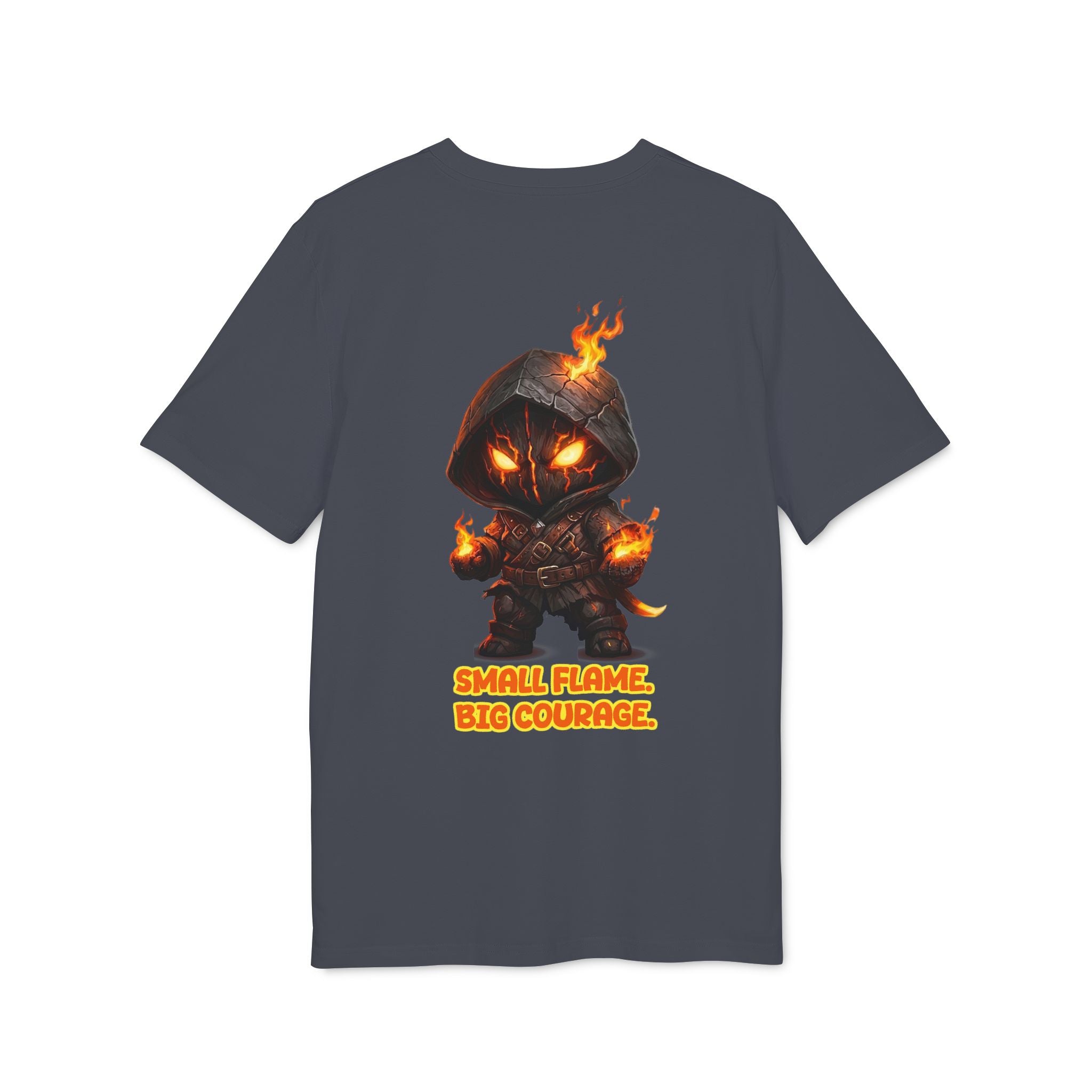 Embrace Your Demons T-Shirt — Small Flame Big Courage Graphic Tee