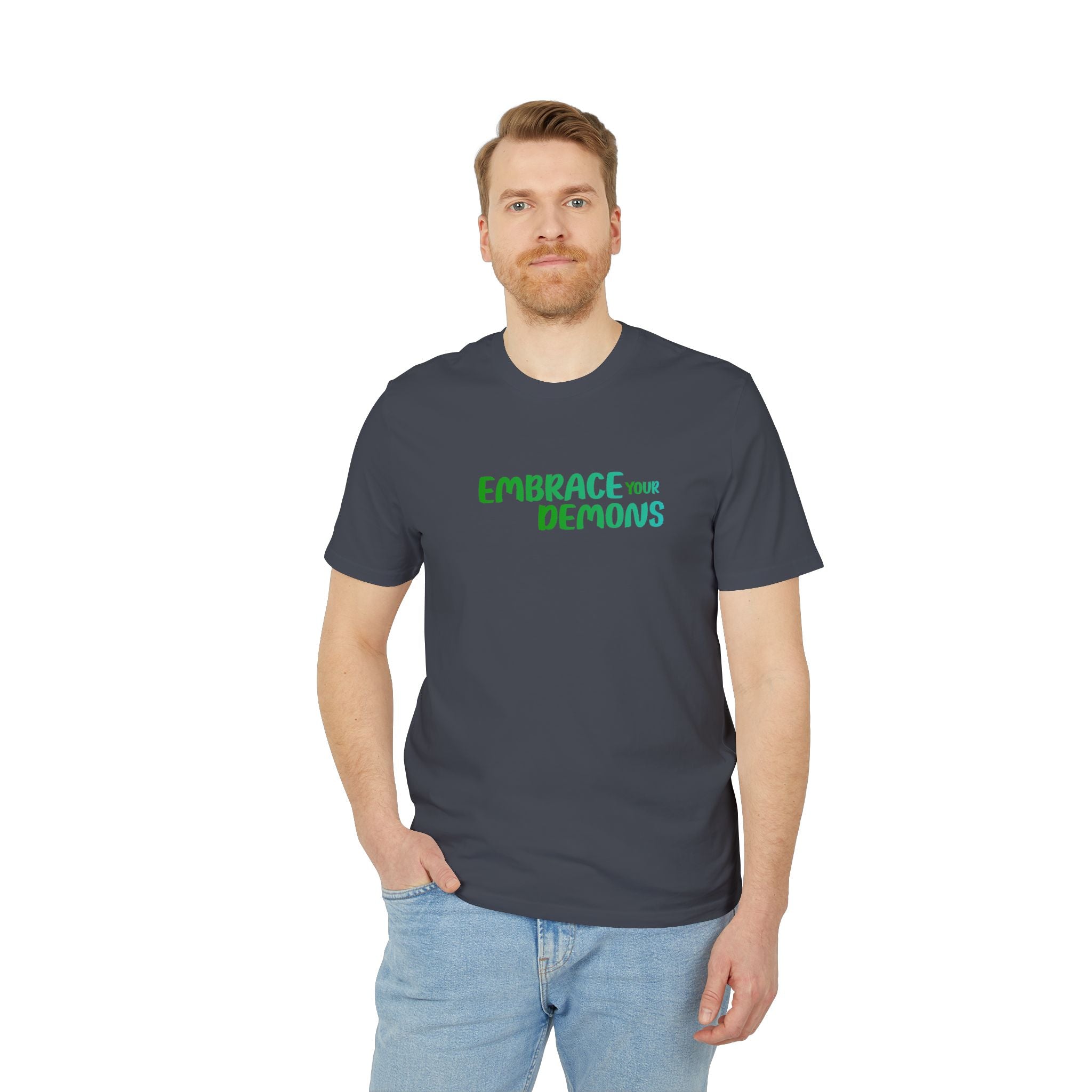 Embrace Your Demons T-Shirt — Cute Forest Mage Graphic Tee