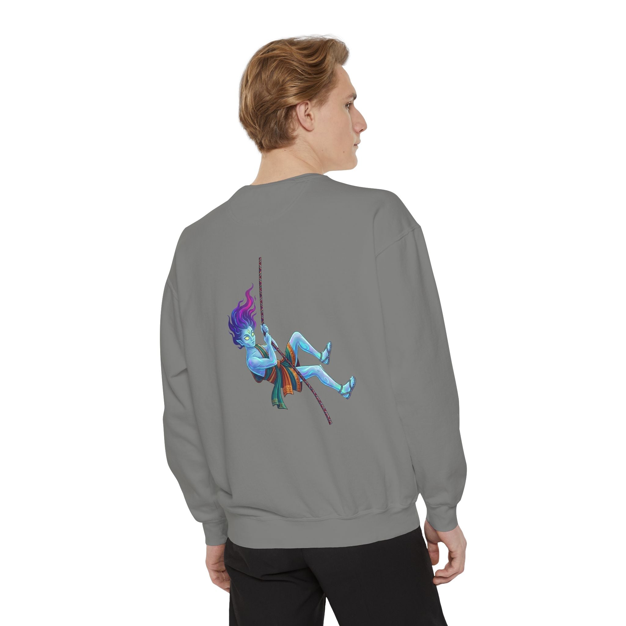 Sweatshirt — "Embrace Your Demons" Demon Climber Graphic Sweatshirt