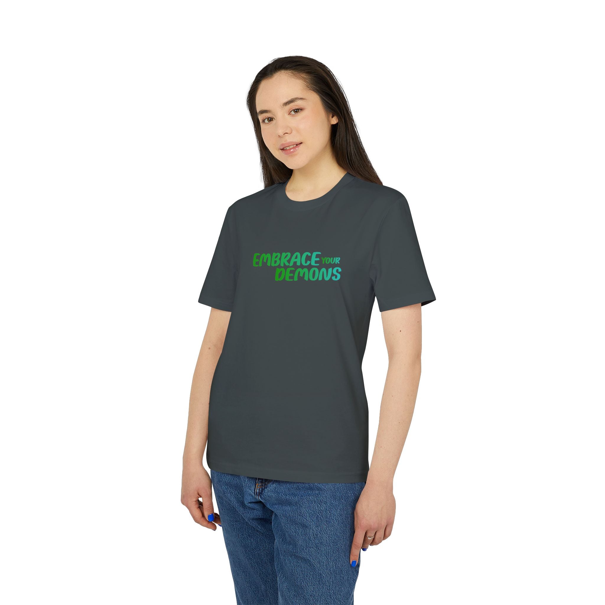 Embrace Your Demons T-Shirt — Cute Forest Mage Graphic Tee