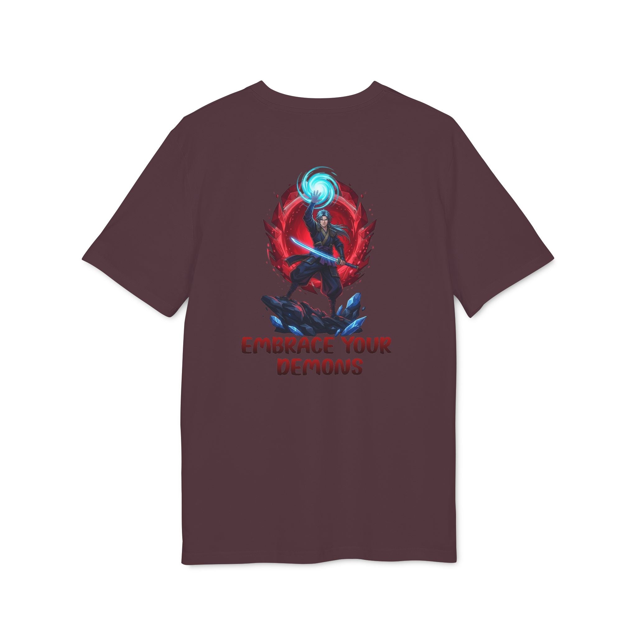 Embrace Your Demons T-Shirt — Gothic Demon Rider Graphic Tee