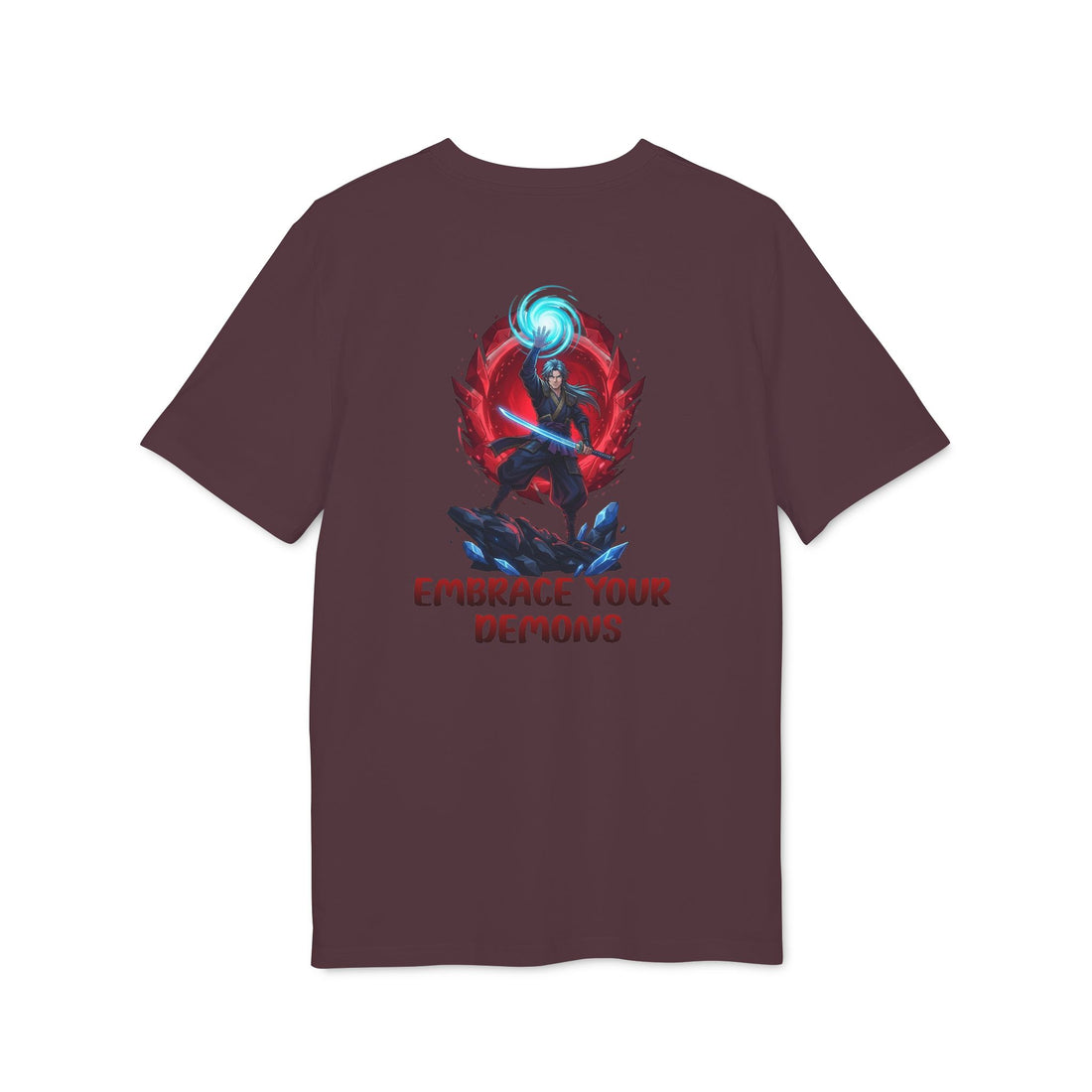 Embrace Your Demons T-Shirt — Gothic Demon Rider Graphic Tee