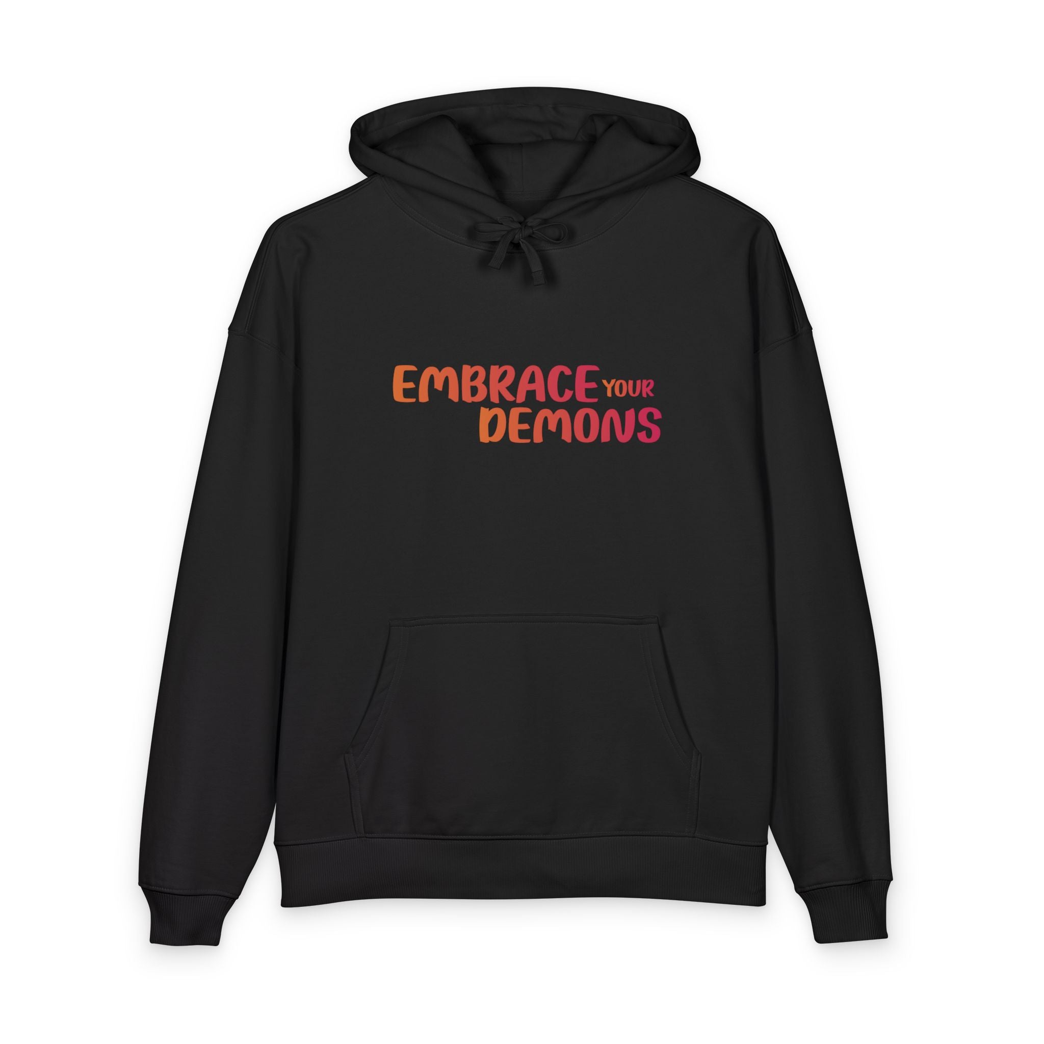 Embrace Your Demons Hoodie — Graphic Spirituality Pullover