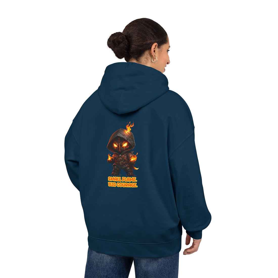 Embrace Your Demons Hoodie — Cute Fiery Demon Graphic Sweatshirt