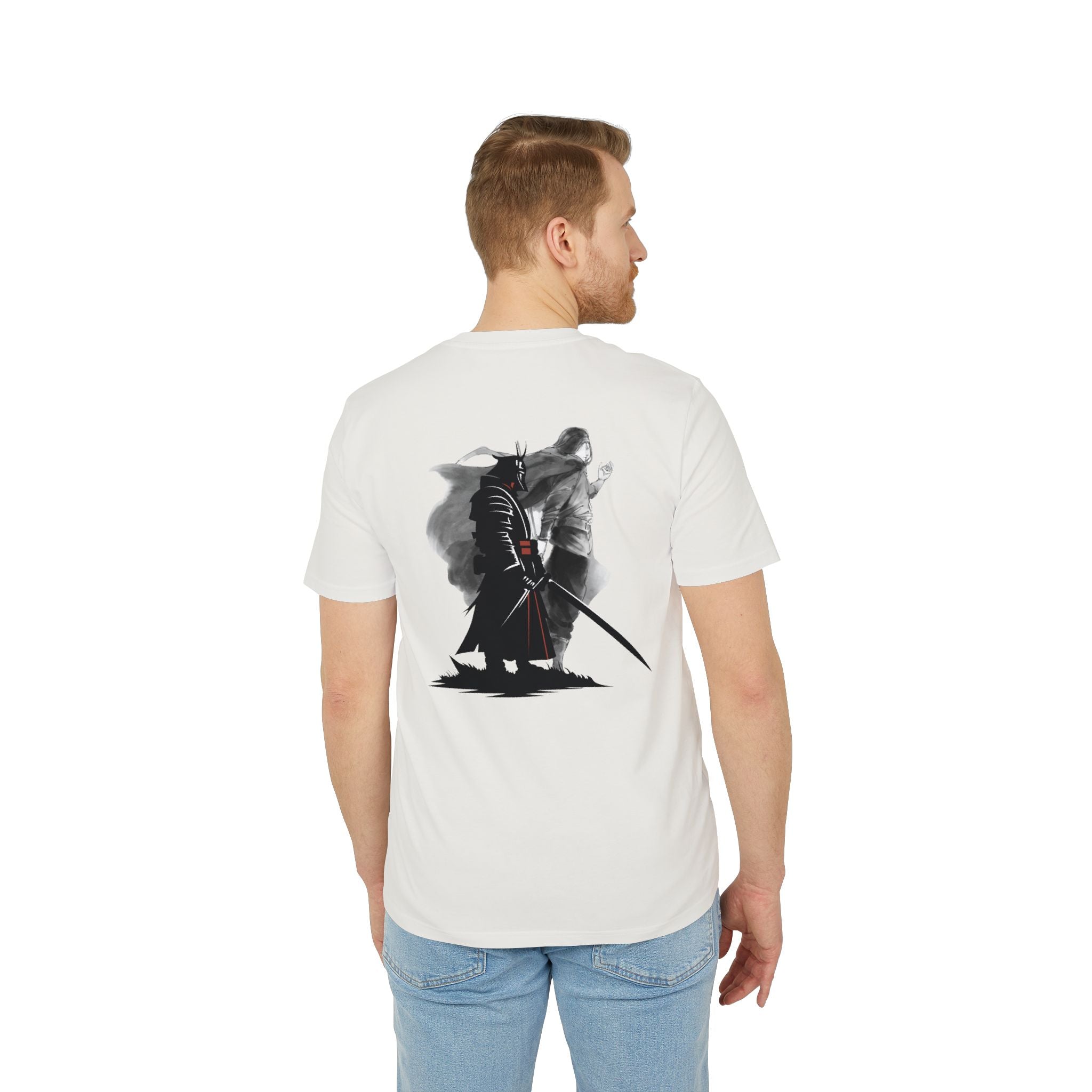 Samurai Shadow Tee — "Embrace the Demons" Graphic T-Shirt