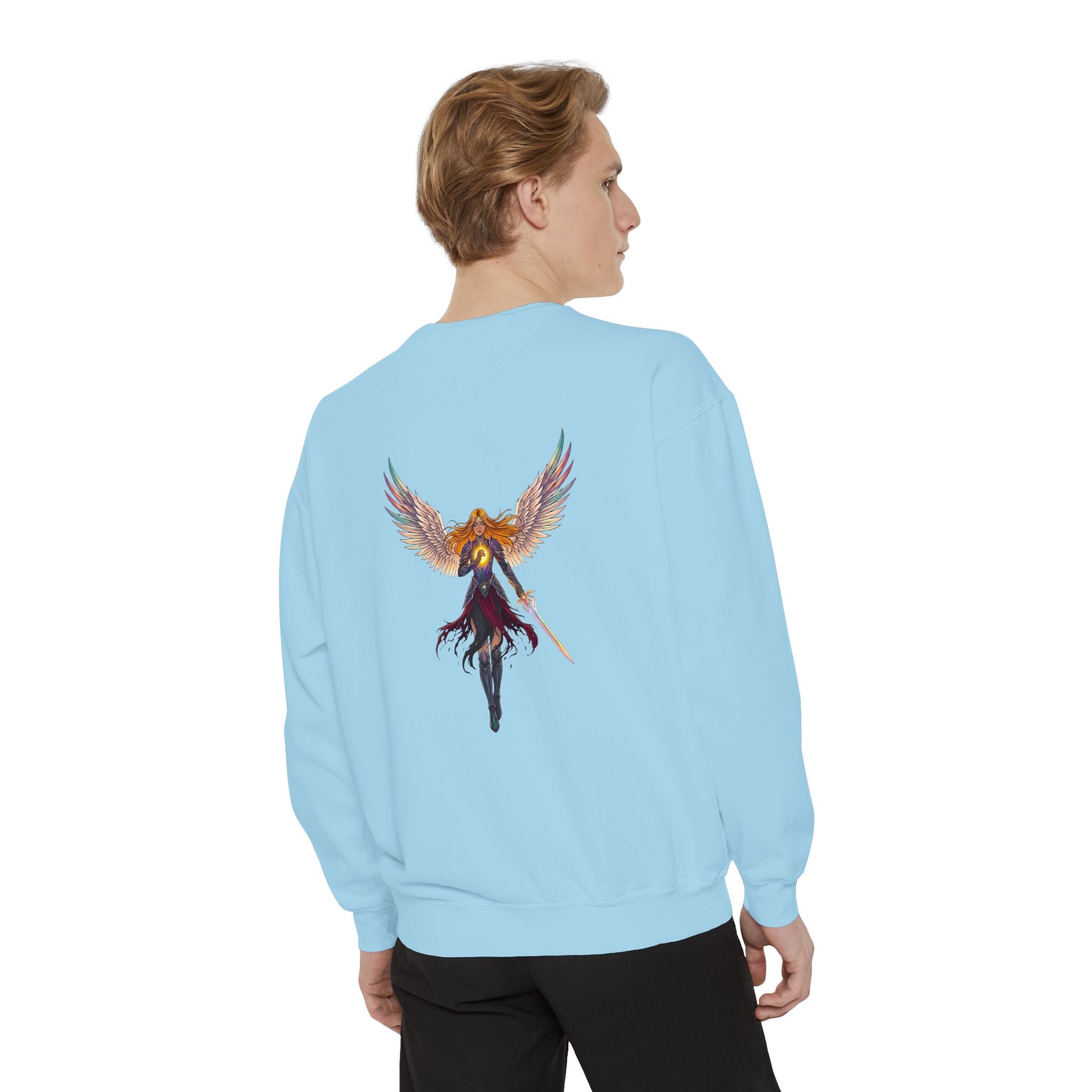 Embrace Your Demons Sweatshirt — Angel Warrior Graphic Crewneck