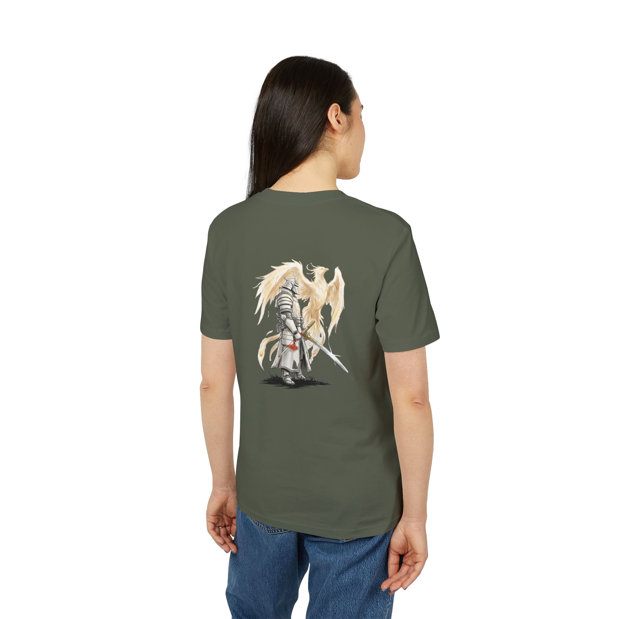 T-Shirt — “I Am Forged By My Shadow” Knight Angel Graphic Tee