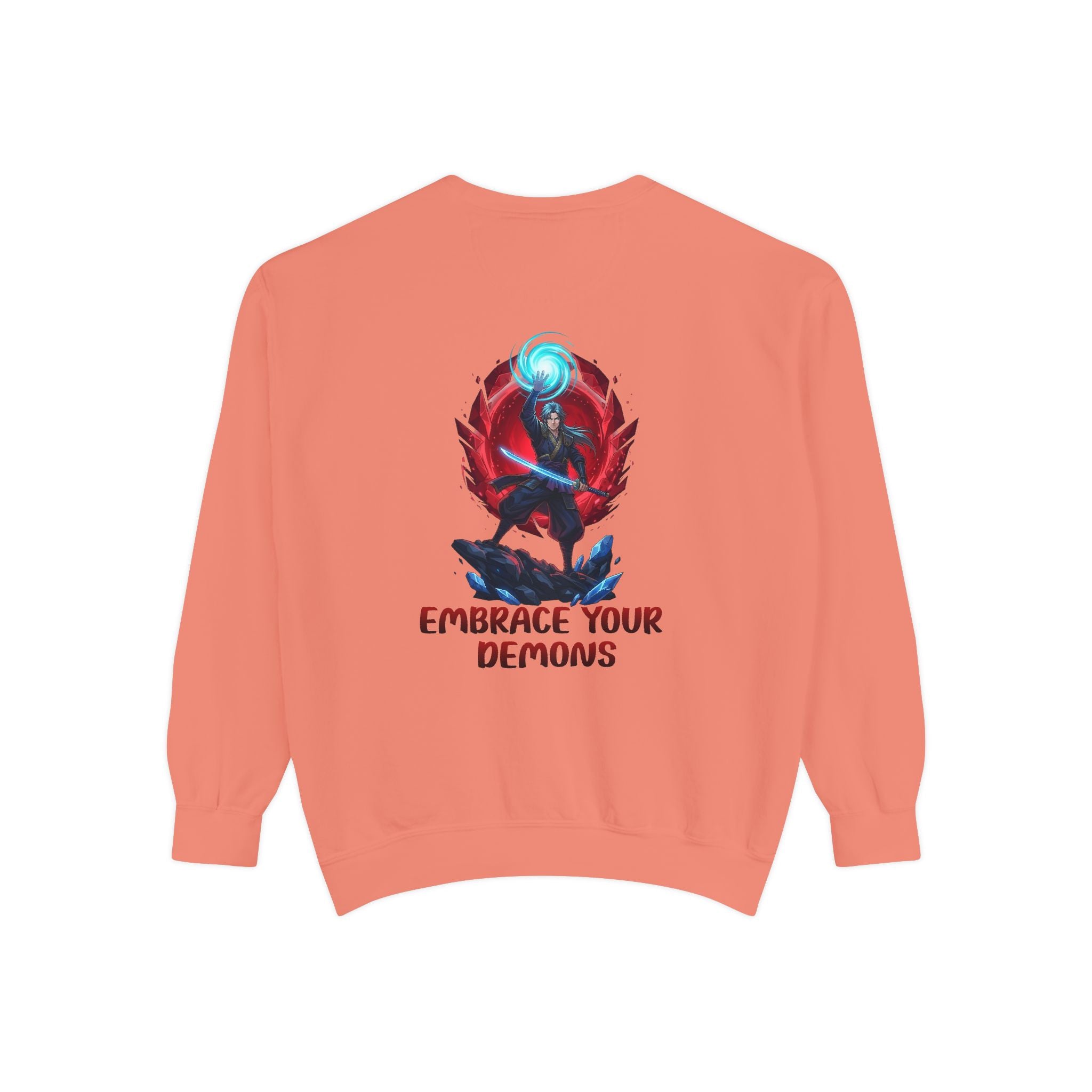 Embrace Your Demons Sweatshirt — Spiritual Fox Art Crewneck