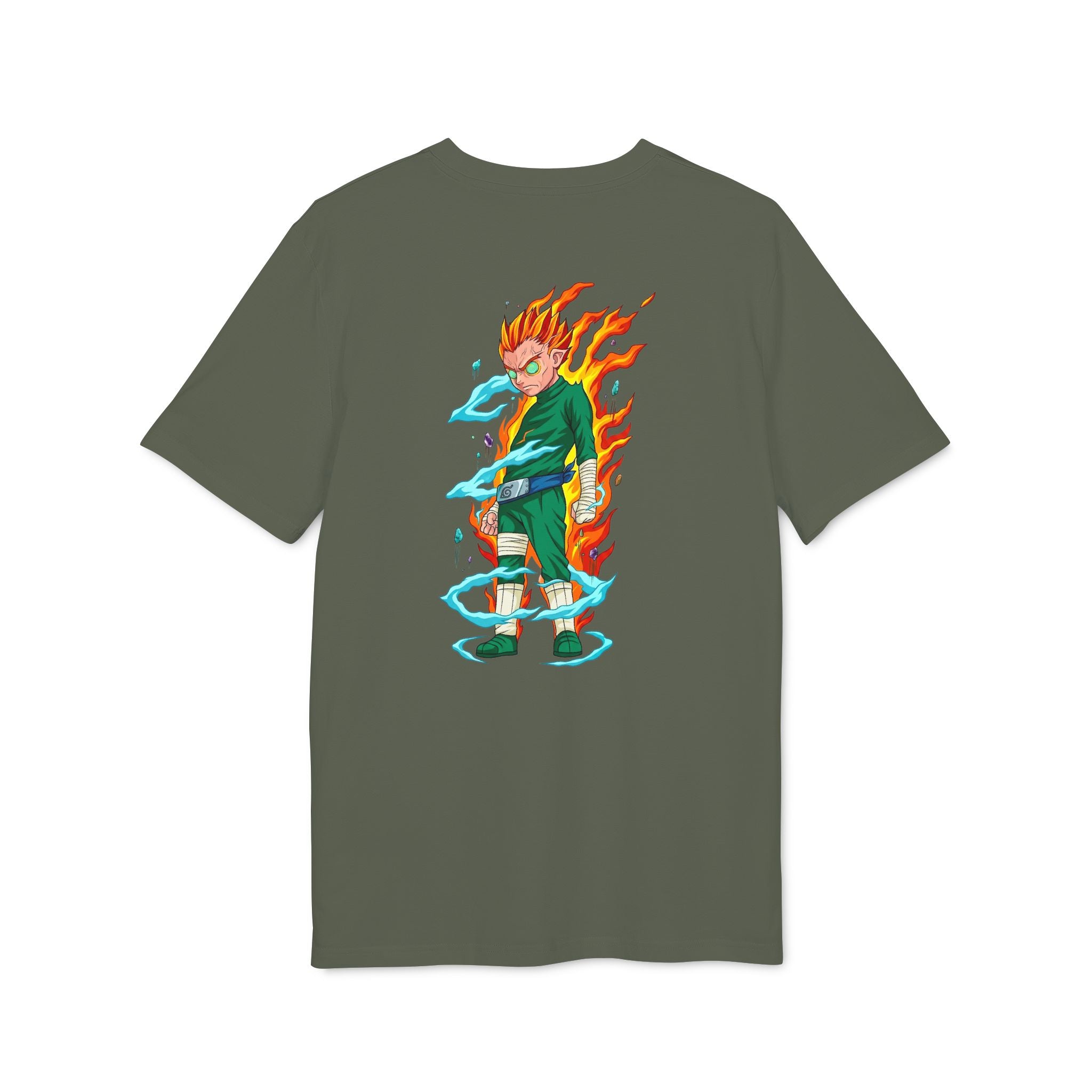 Anime Flame Warrior Graphic T-Shirt