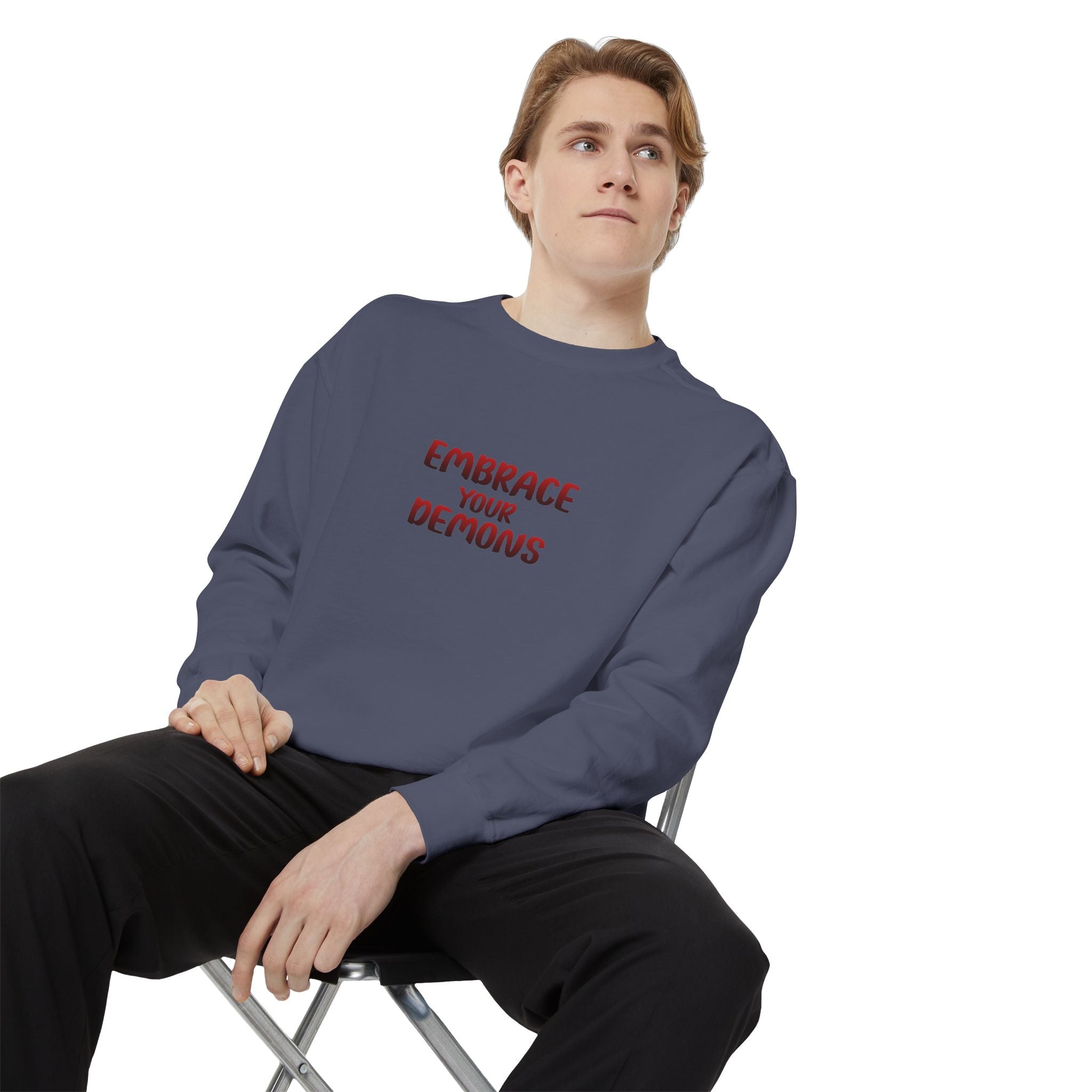 Embrace Your Demons Sweatshirt — Beautifully Dangerous Graphic Crewneck