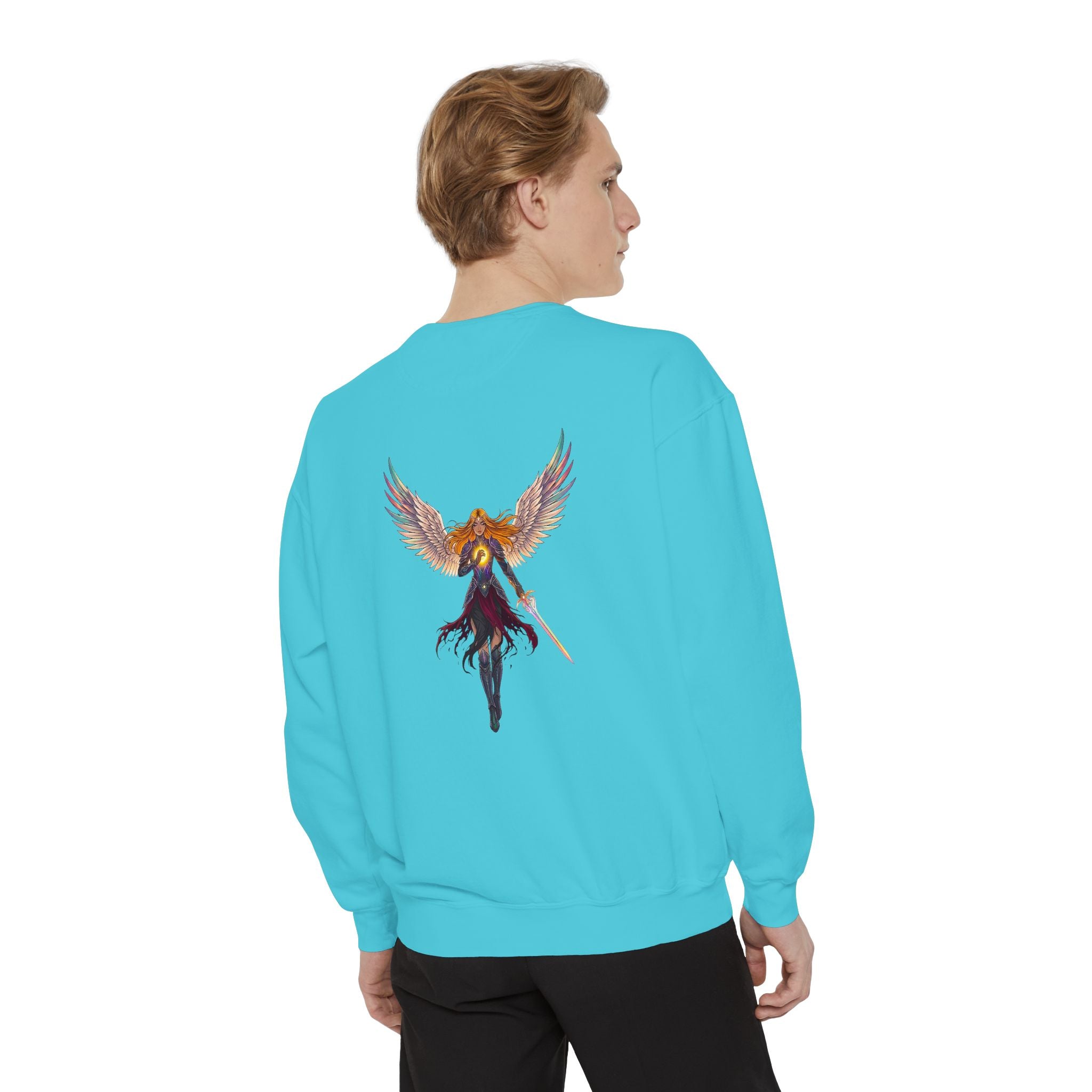 Embrace Your Demons Sweatshirt — Angel Warrior Graphic Crewneck