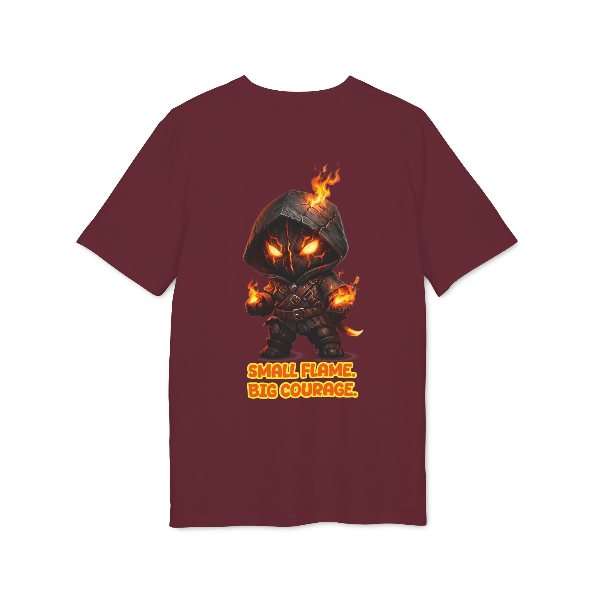 Embrace Your Demons T-Shirt — Small Flame Big Courage Graphic Tee