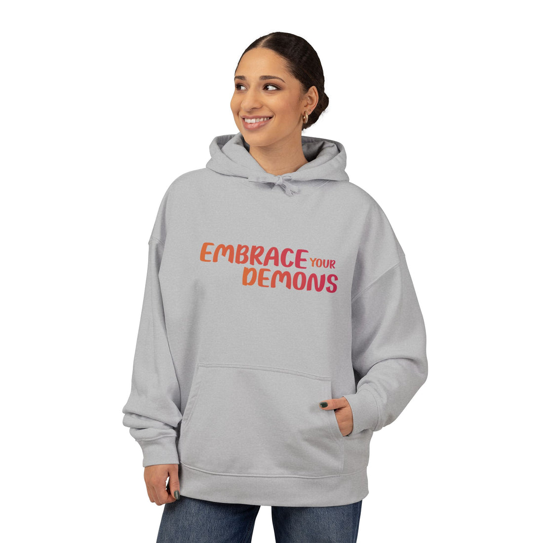 Embrace Your Demons Hoodie — Graphic Spirituality Pullover