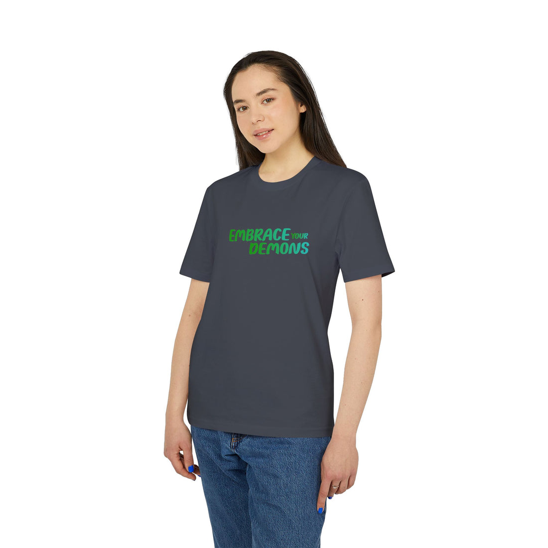Embrace Your Demons T-Shirt — Cute Forest Mage Graphic Tee
