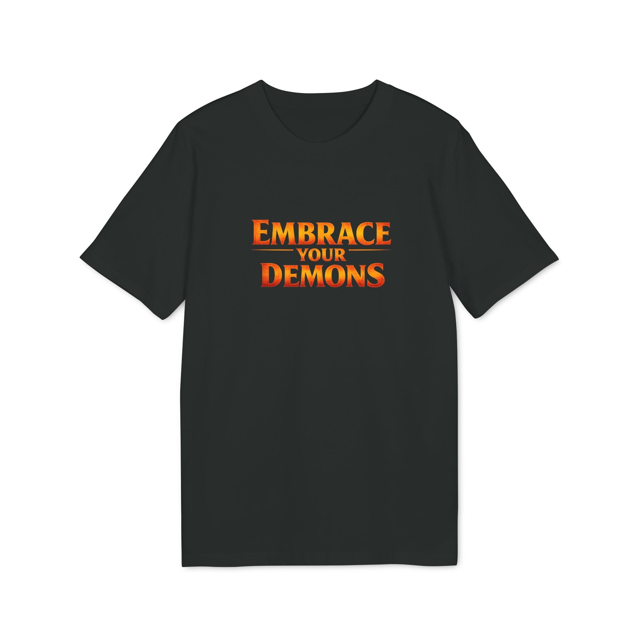 Embrace Your Demons T-Shirt — Small Flame Big Courage Graphic Tee