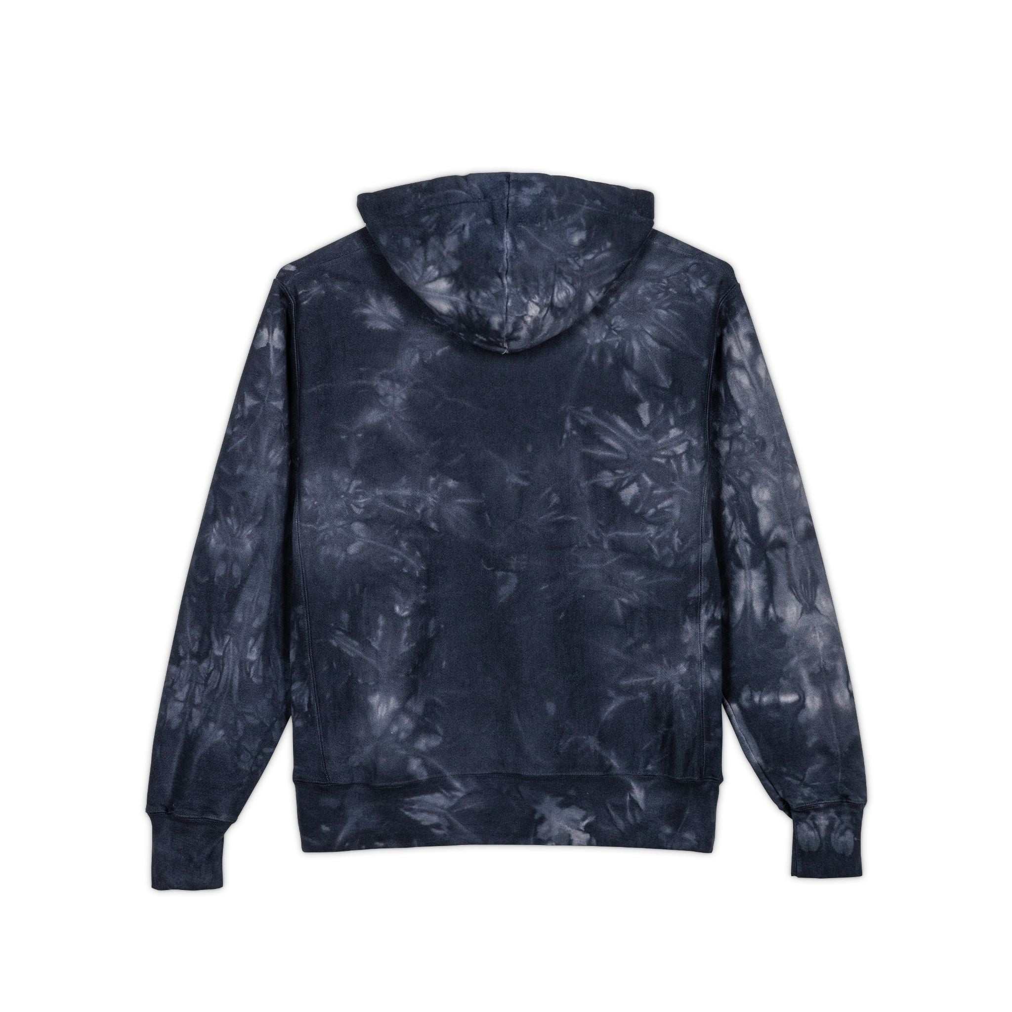 Tie-Dye Embroidered Hoodie — "Embrace Your Dreams" Champion Style