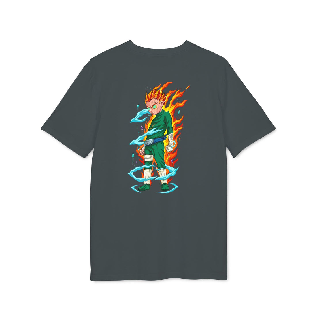 Anime Flame Warrior Graphic T-Shirt