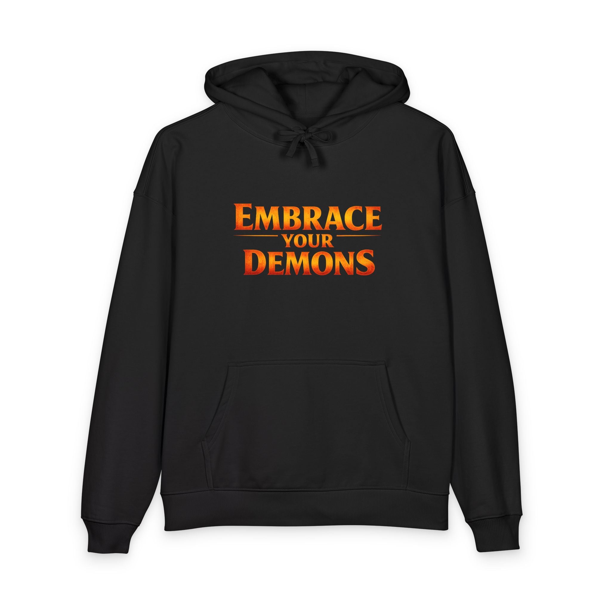 Embrace Your Demons Hoodie — 'Beautifully Dangerous' Graphic Organic Hoodie