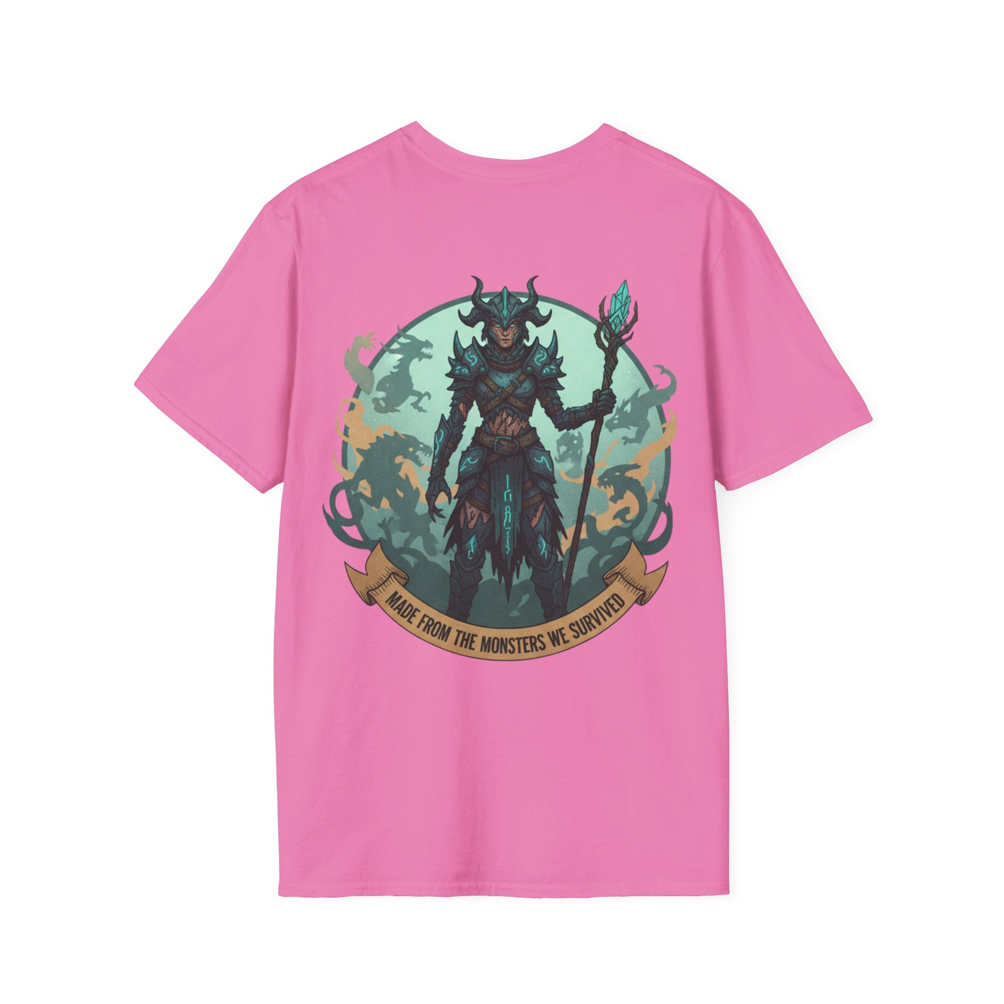 T-Shirt — "Embrace Your Demons" Fantasy Warrior Graphic Tee