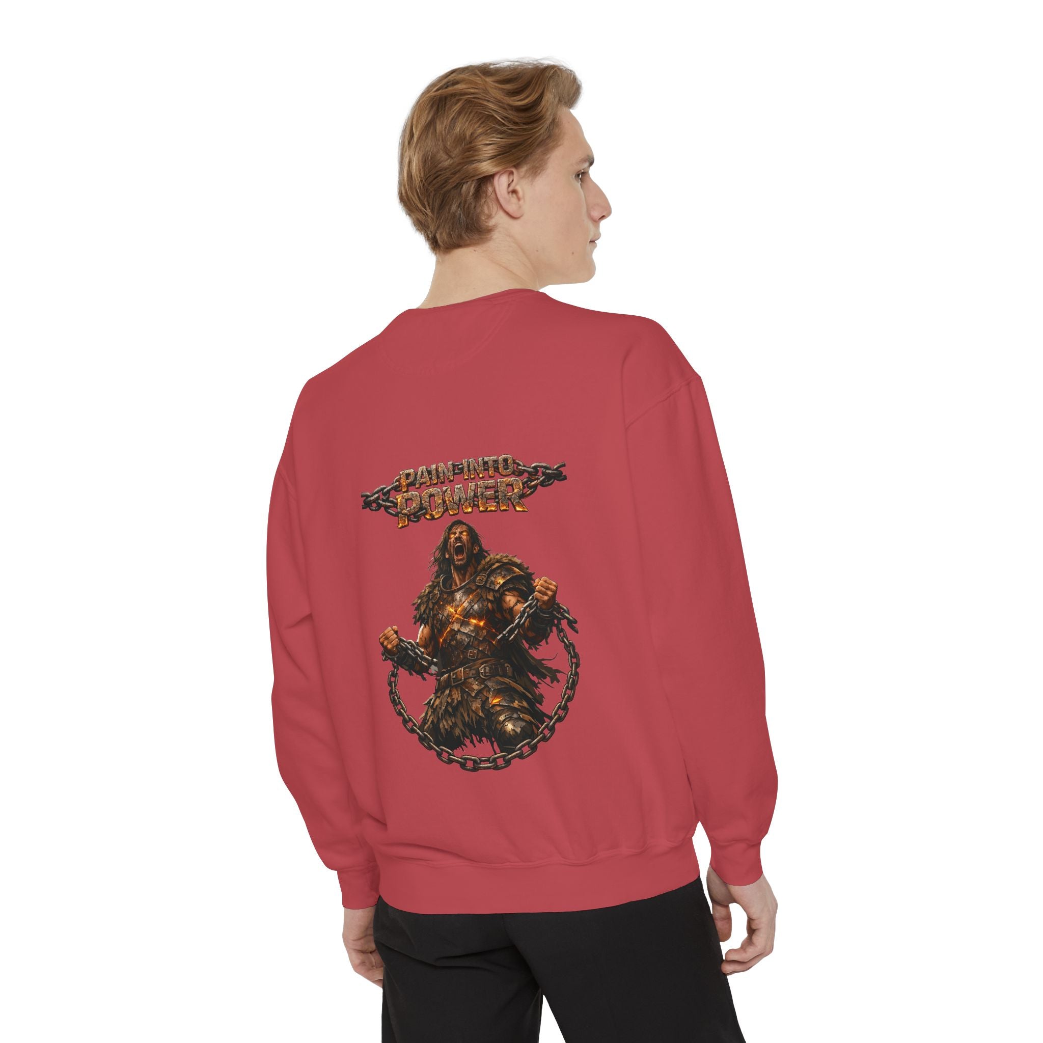 Embrace Your Demons Sweatshirt — Viking Warrior Graphic Crewneck