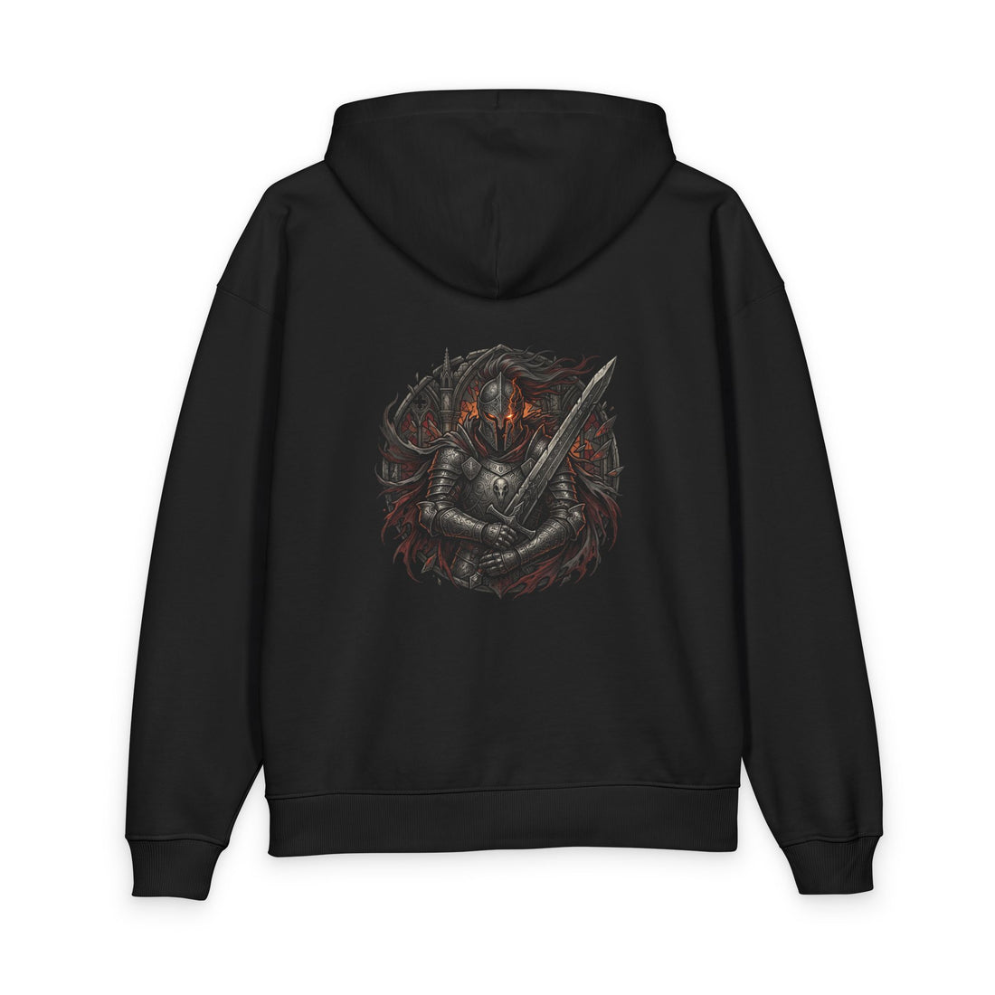 Embrace Your Demons Hoodie — Graphic Organic Relaxed Pullover