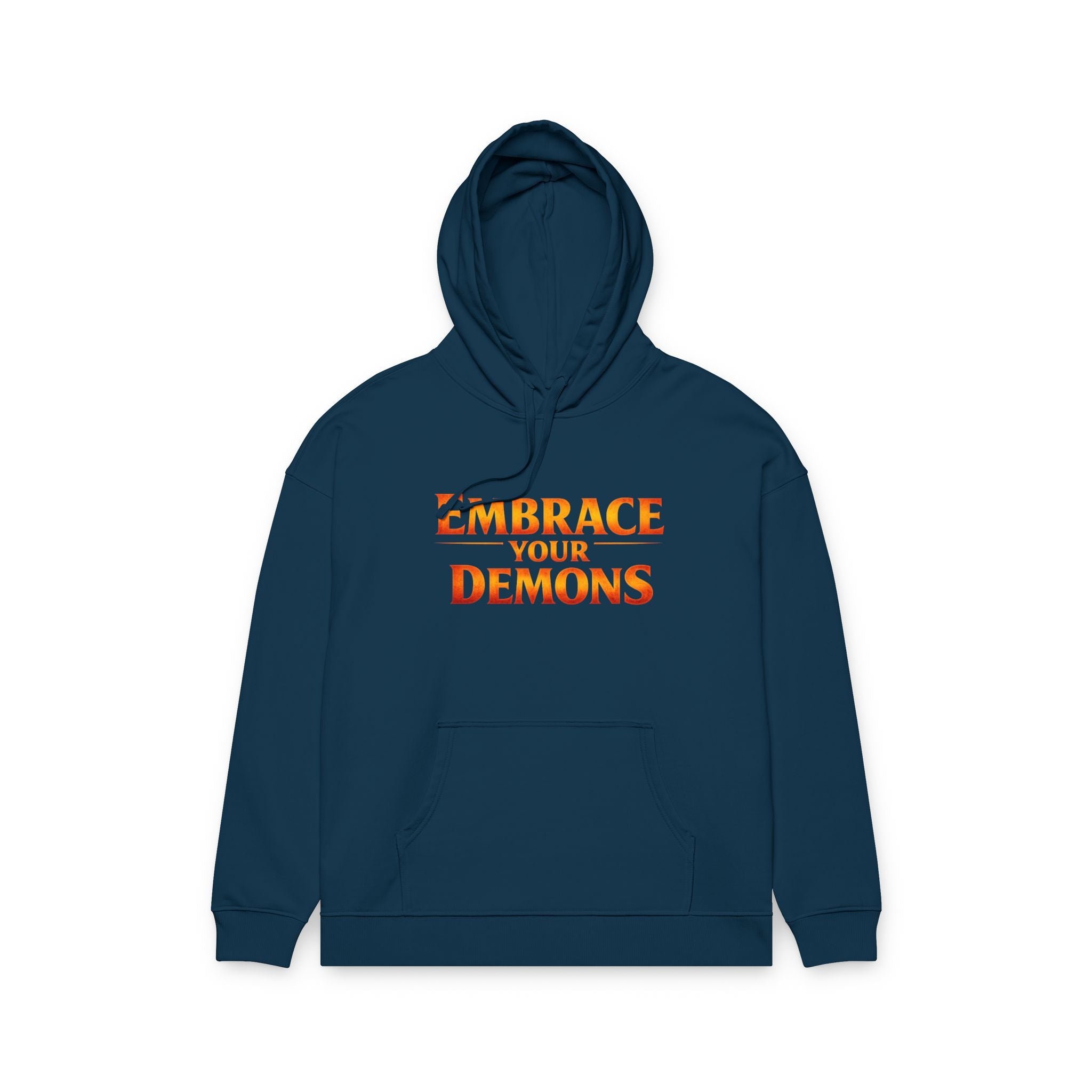 Embrace Your Demons Hoodie — Cute Fiery Demon Graphic Sweatshirt