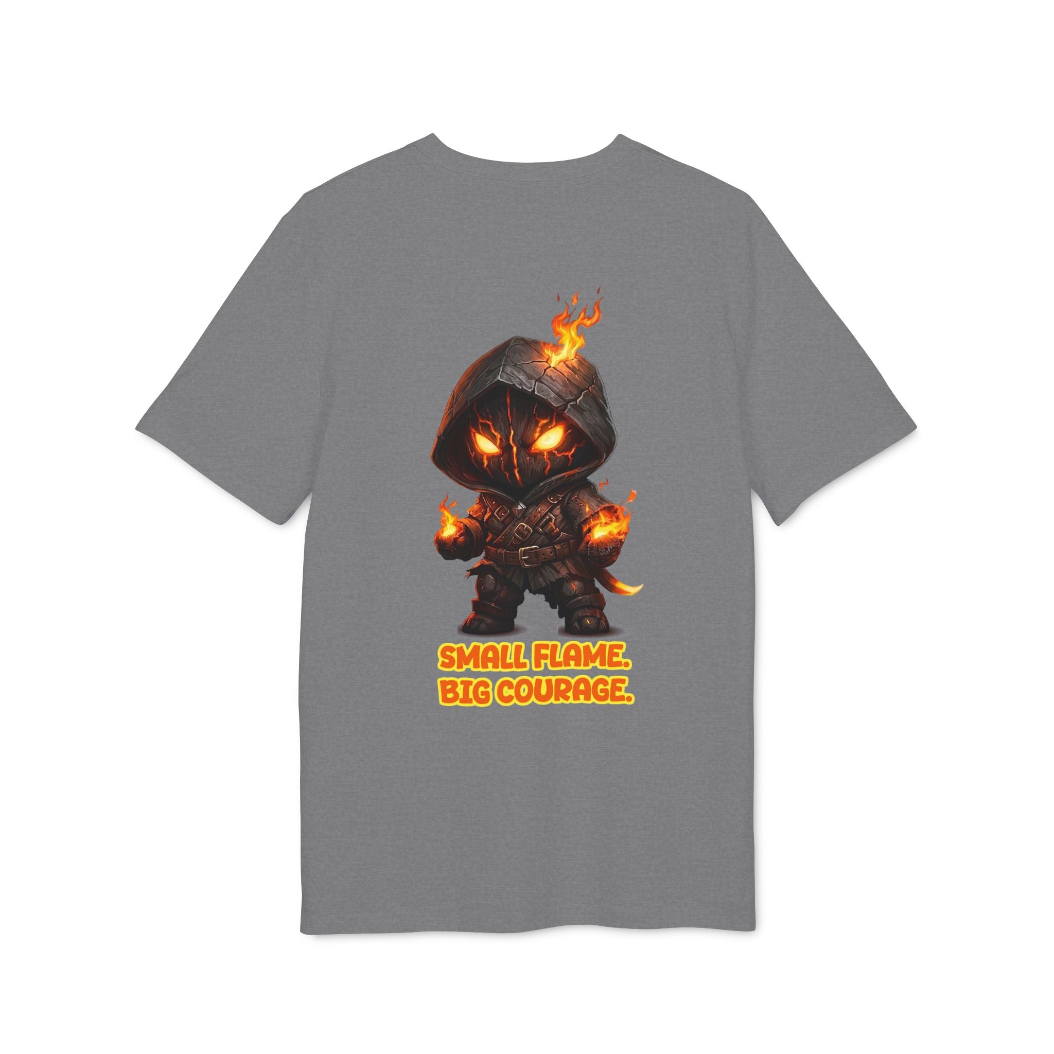 Embrace Your Demons T-Shirt — Small Flame Big Courage Graphic Tee