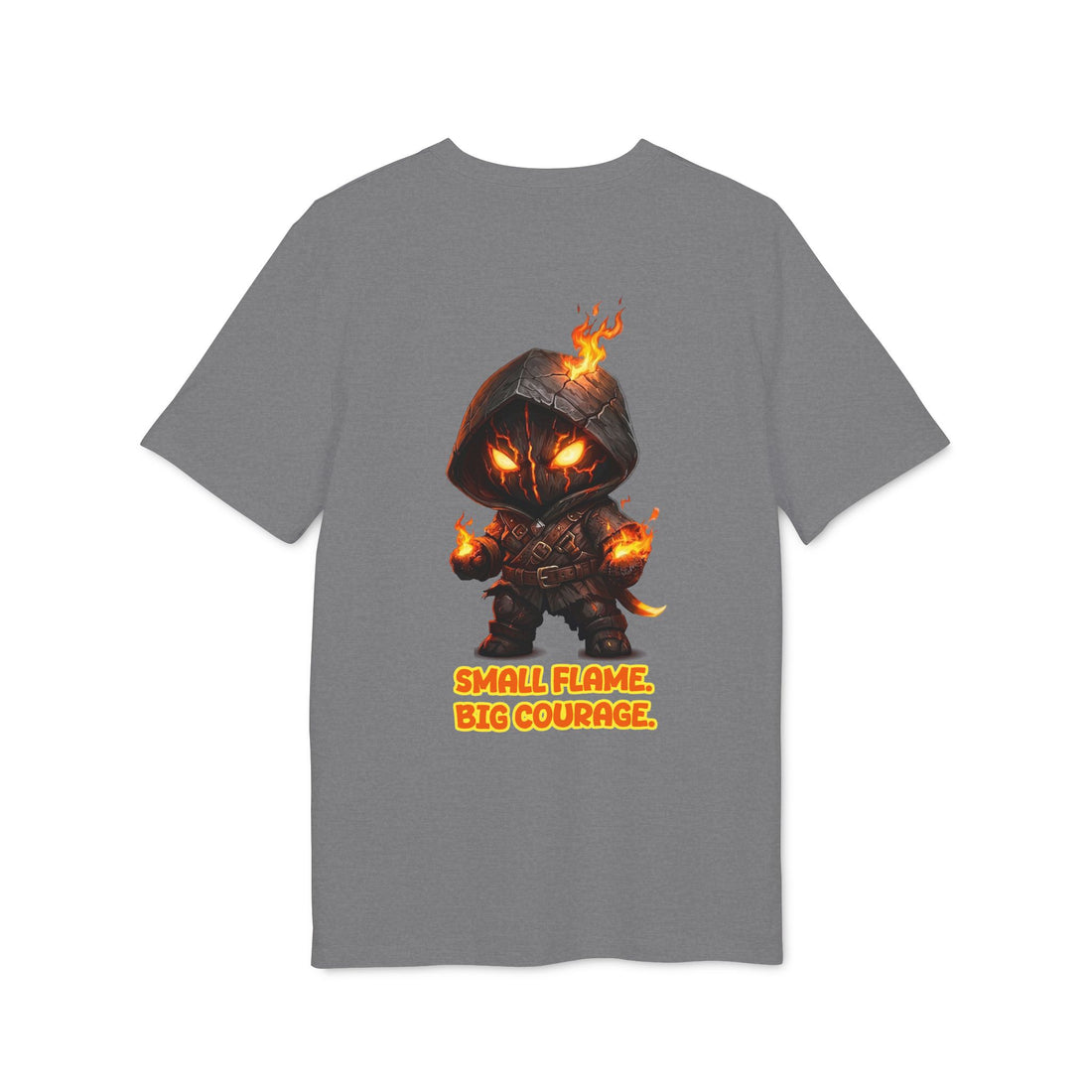 Embrace Your Demons T-Shirt — Small Flame Big Courage Graphic Tee
