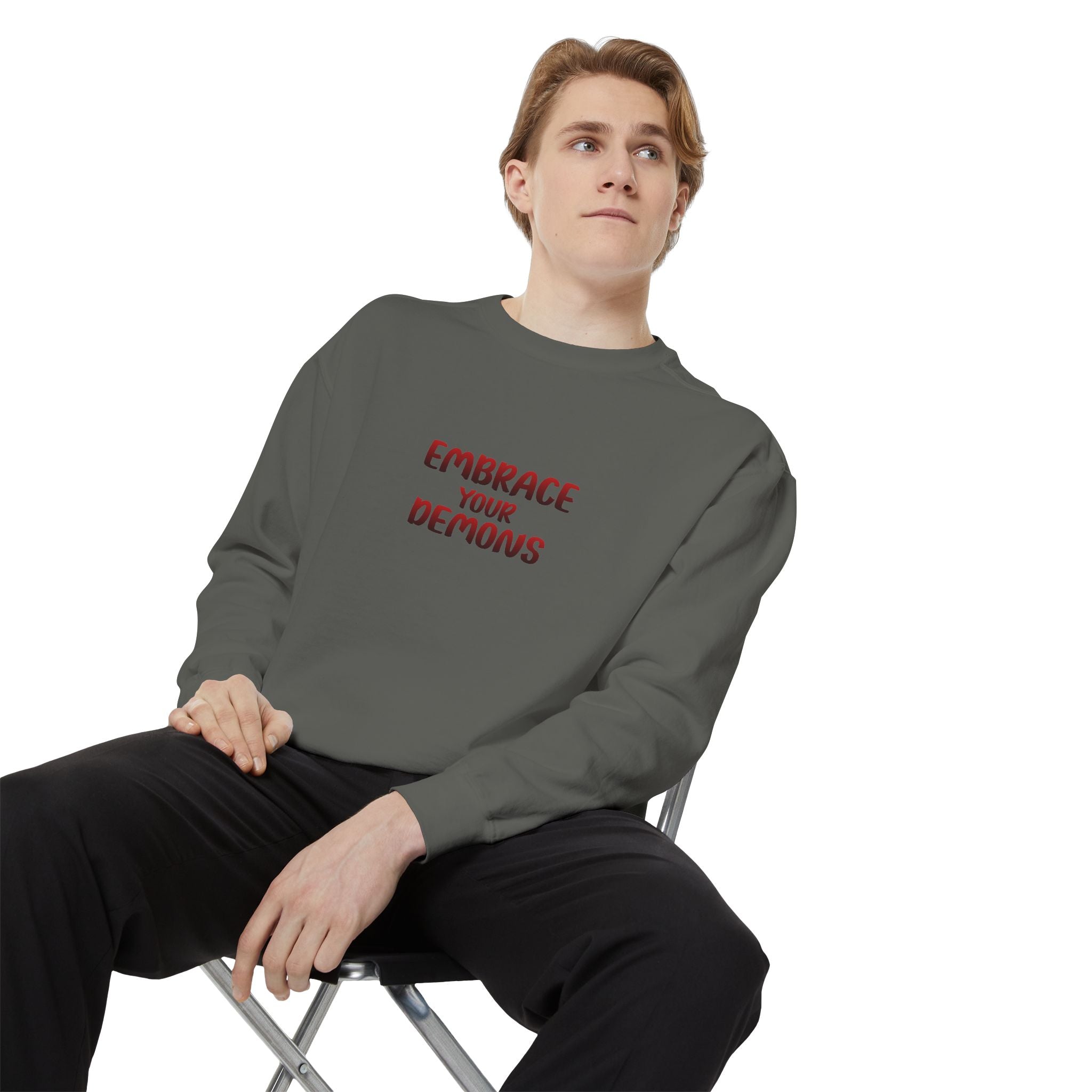 Embrace Your Demons Sweatshirt — Beautifully Dangerous Graphic Crewneck
