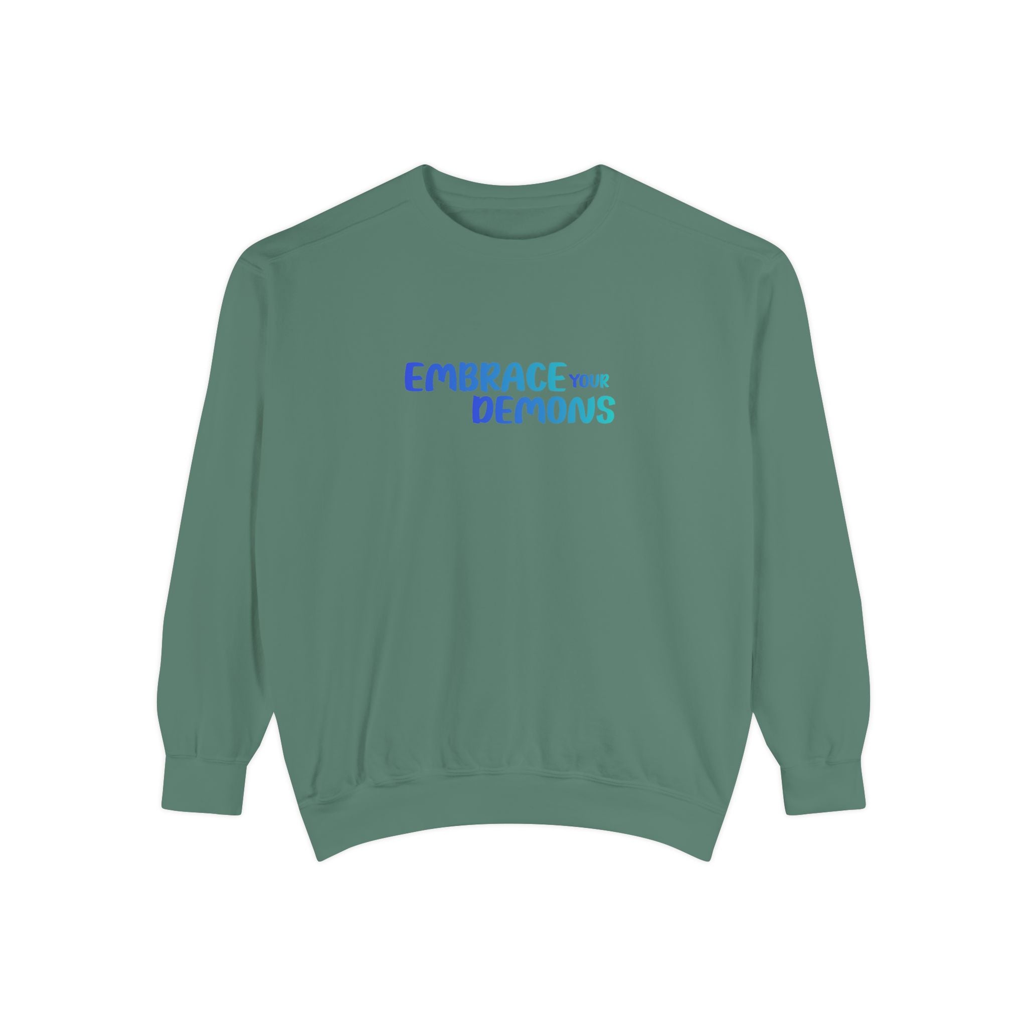 Sweatshirt — "Embrace Your Demons" Demon Climber Graphic Sweatshirt