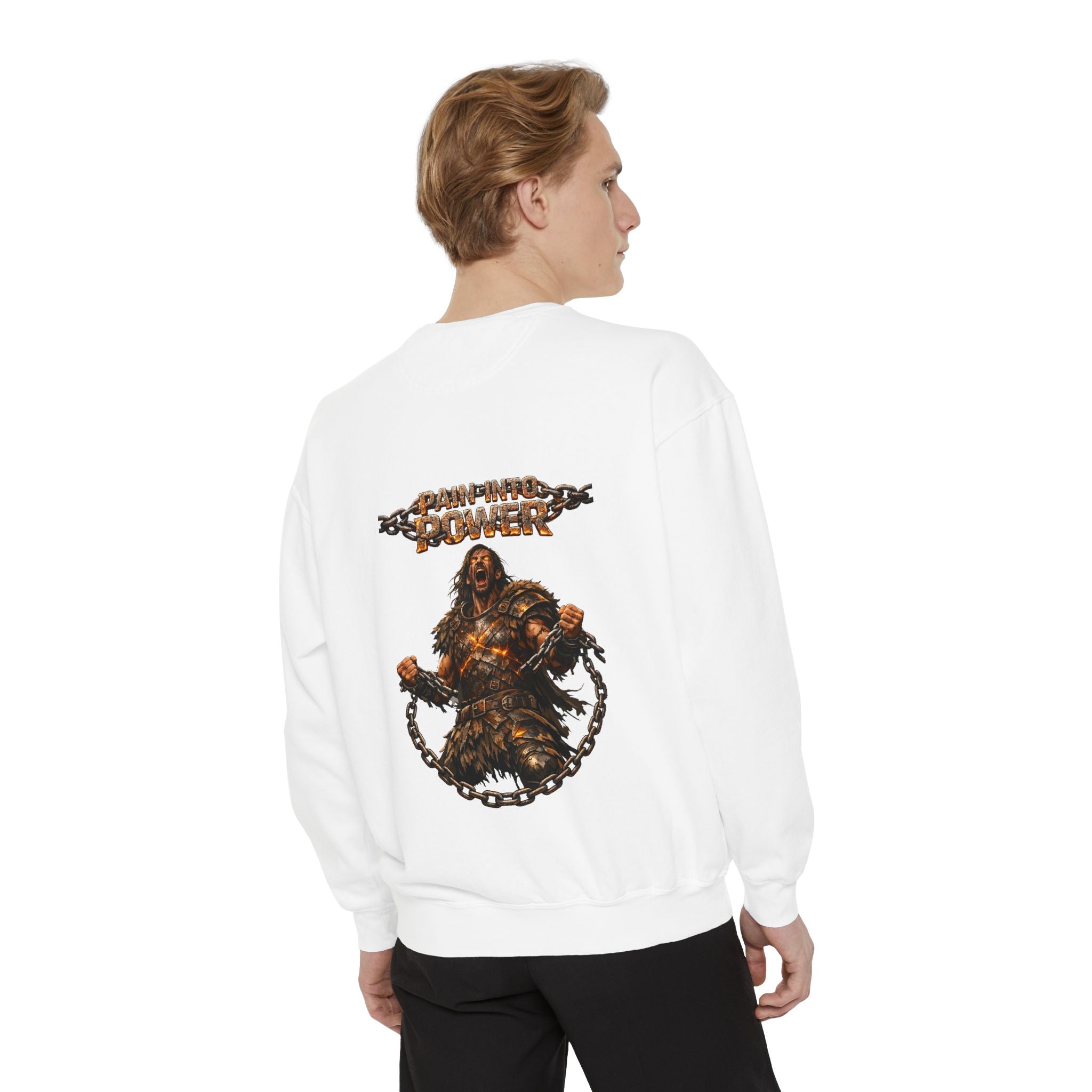 Embrace Your Demons Sweatshirt — Viking Warrior Graphic Crewneck