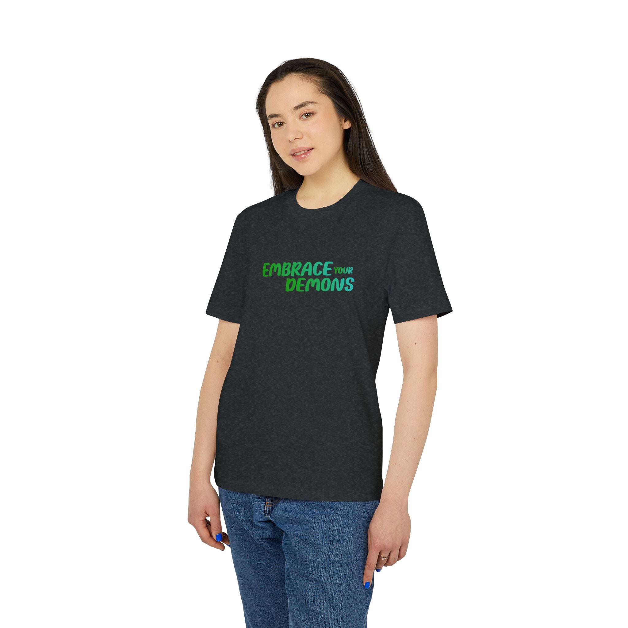Embrace Your Demons T-Shirt — Cute Forest Mage Graphic Tee