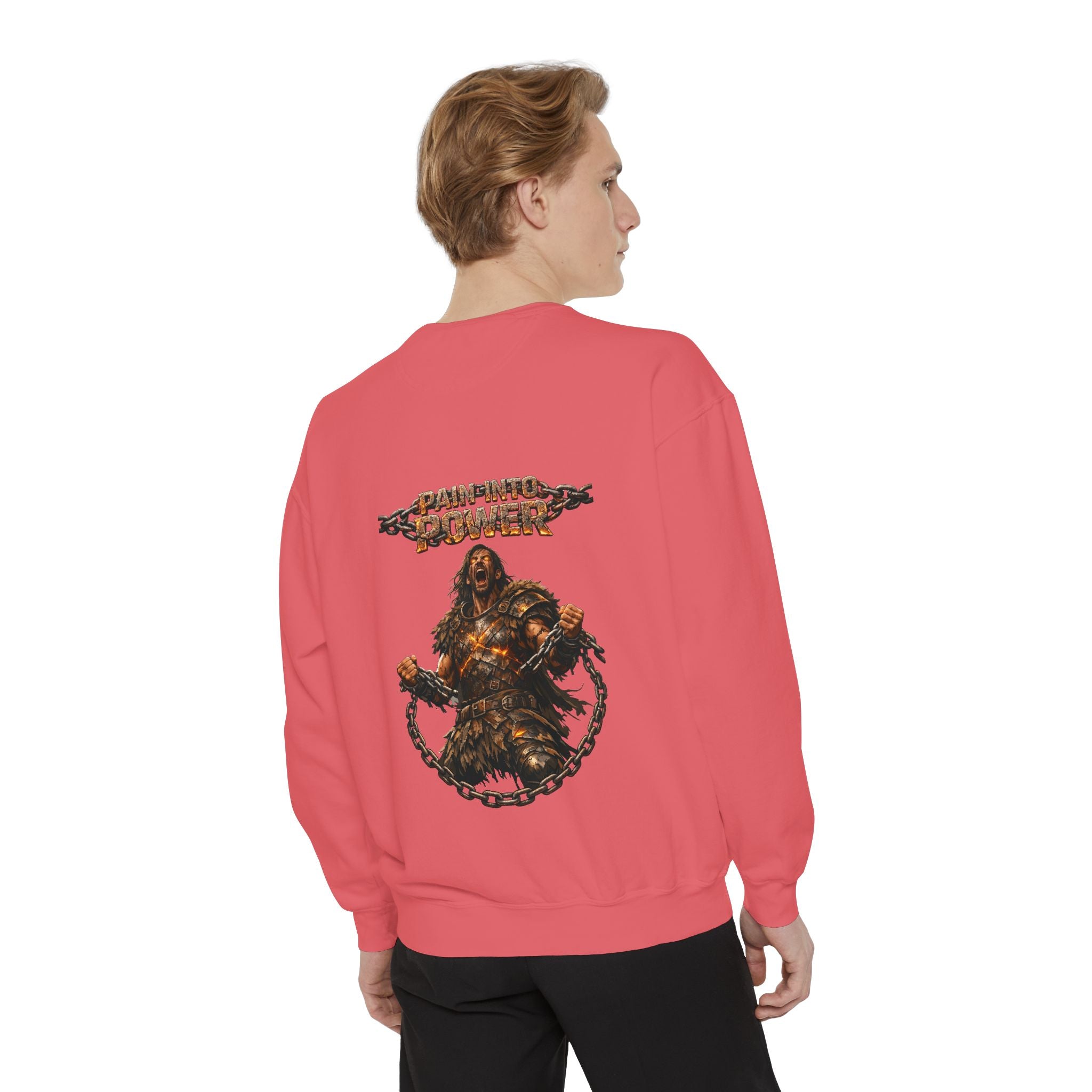 Embrace Your Demons Sweatshirt — Viking Warrior Graphic Crewneck