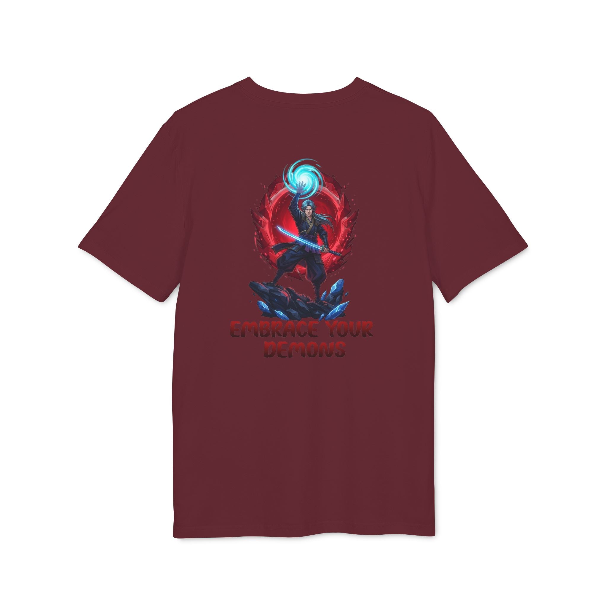 Embrace Your Demons T-Shirt — Gothic Demon Rider Graphic Tee