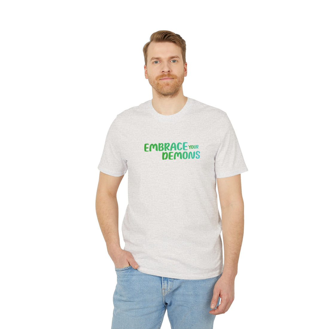 Embrace Your Demons T-Shirt — Cute Forest Mage Graphic Tee